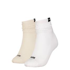 Puma Women Short Crew Slouch Sock 2p Womens