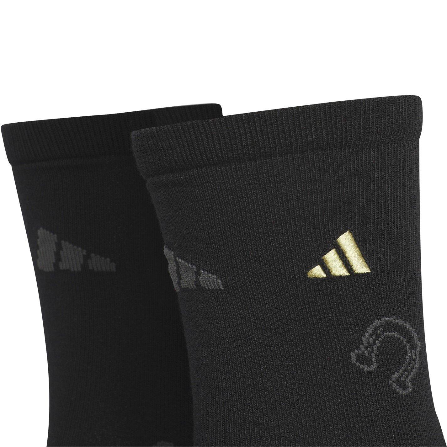 Black/Grey Six - adidas - Crew Socks - 3