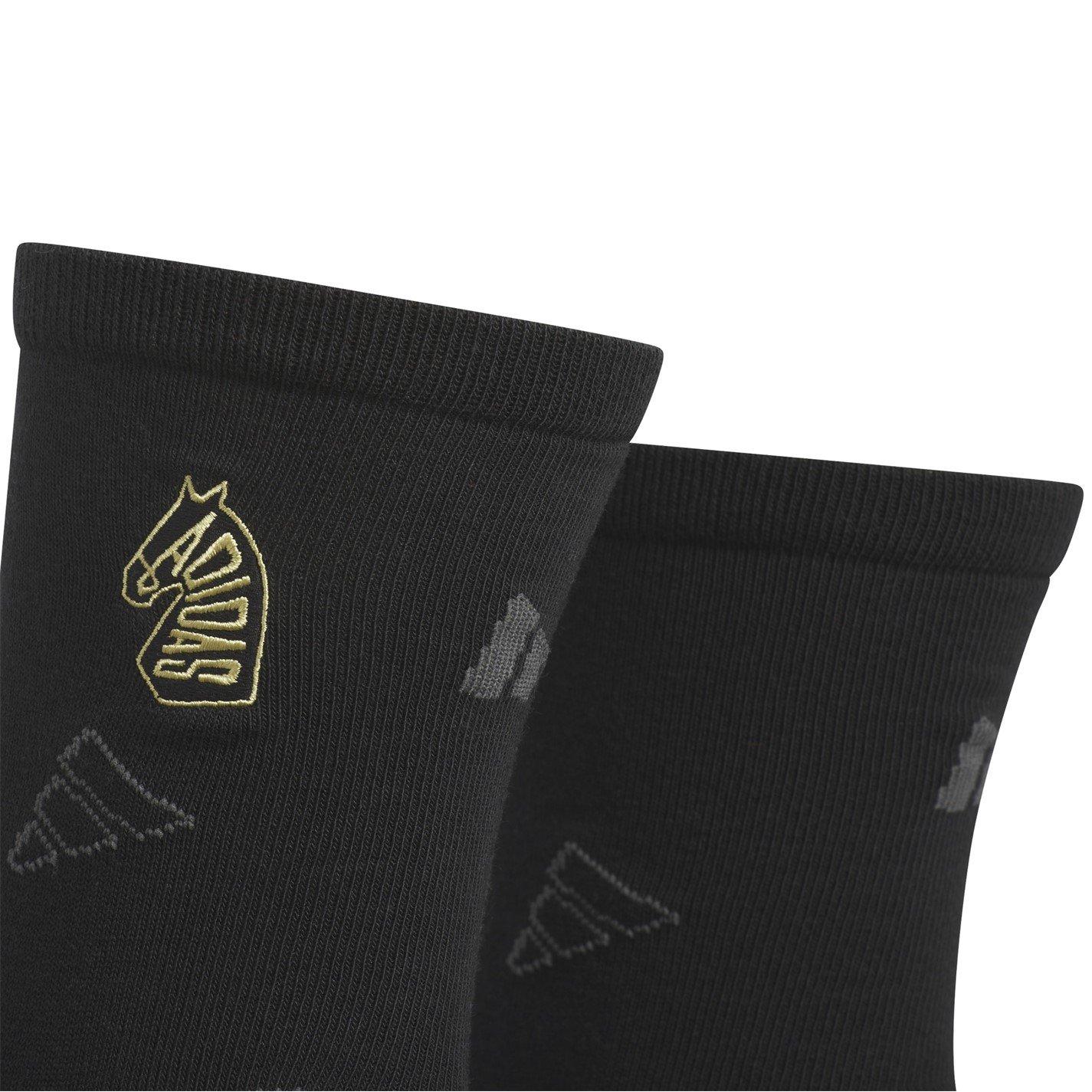 Black/Grey Six - adidas - Crew Socks - 4
