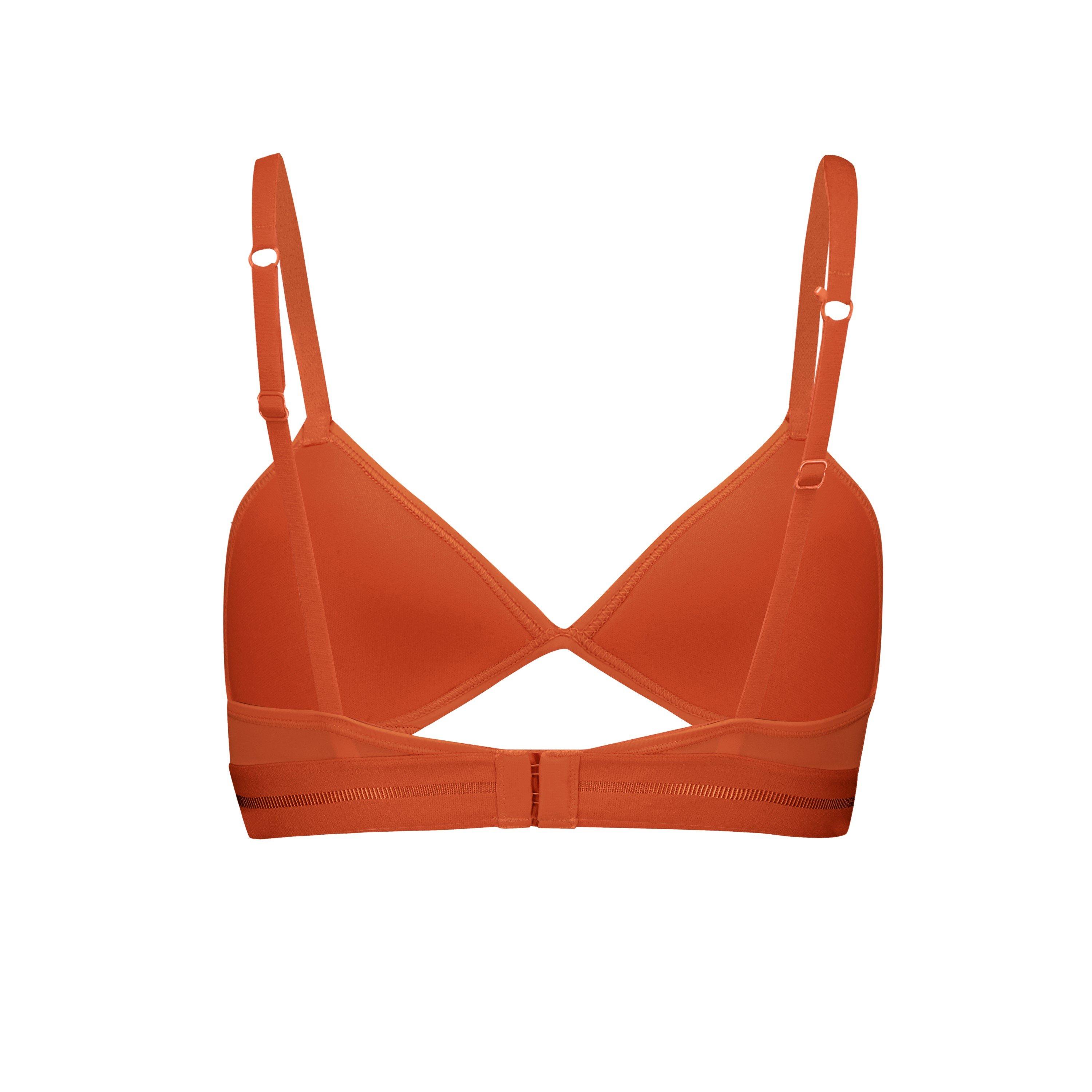 Flame Orange - Puma - Women's Peek A Boo Triangle Bralette - 2