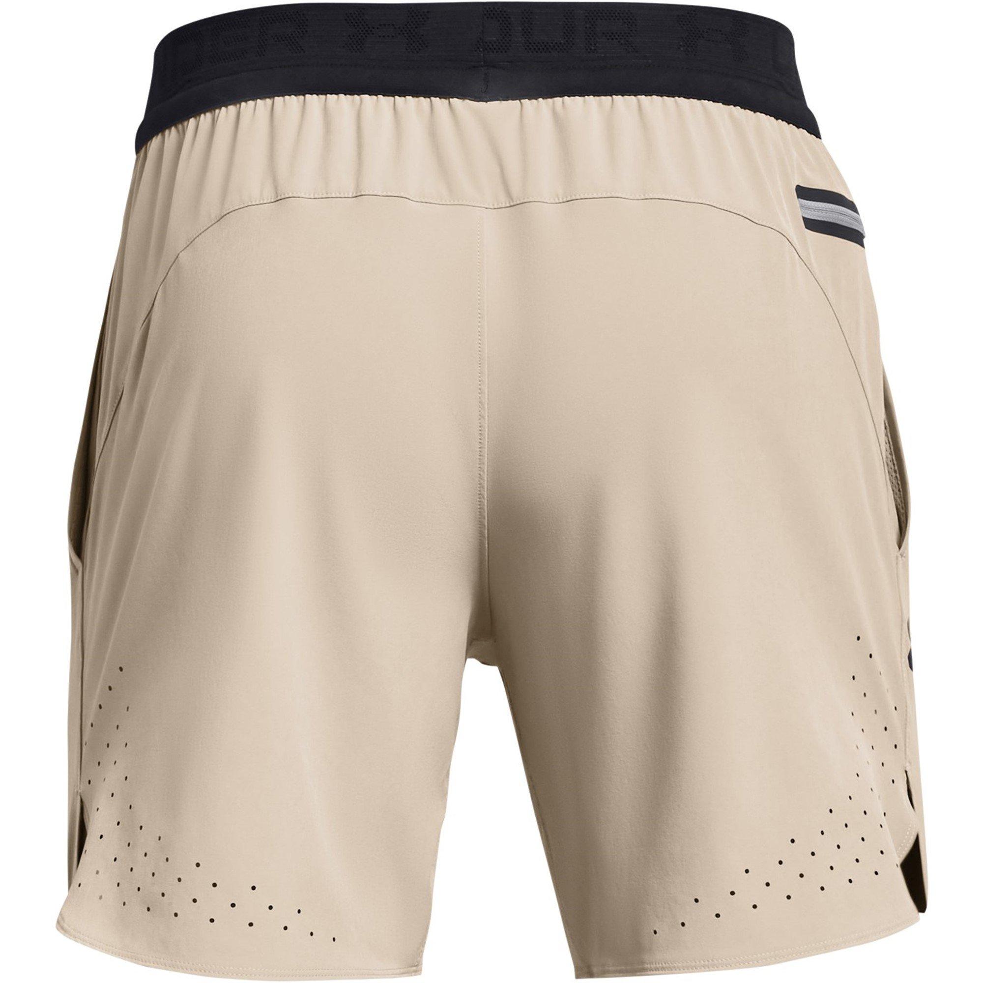 Taupe/Zwart - Under Armour - 6 Vanish Elite Shorts Mens - 6