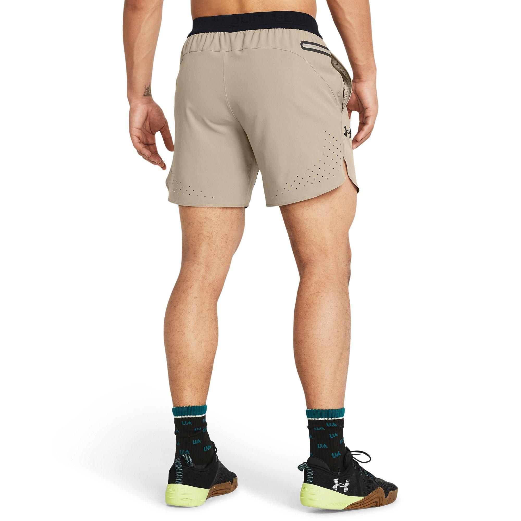 Taupe/Zwart - Under Armour - 6 Vanish Elite Shorts Mens - 3