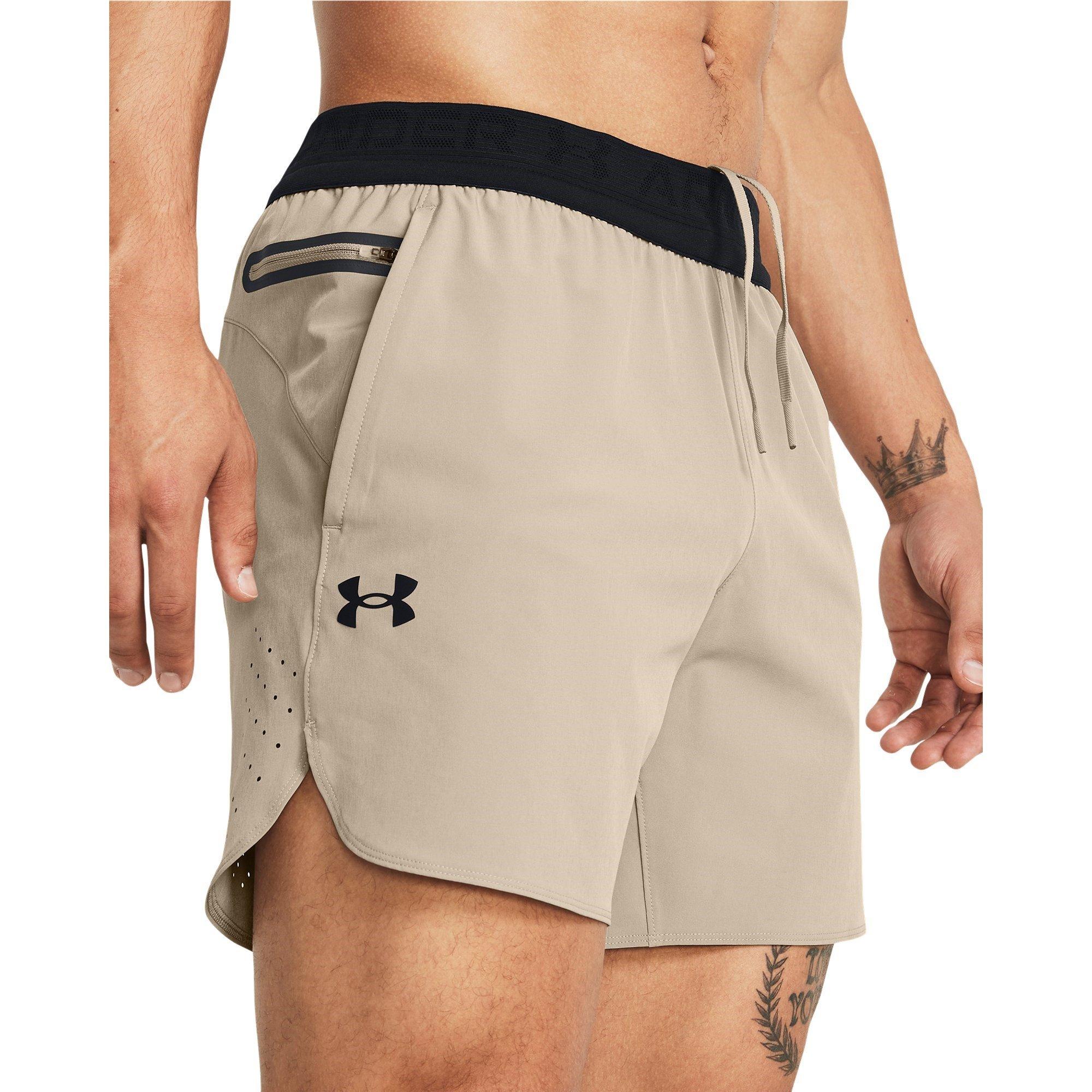Taupe/Zwart - Under Armour - 6 Vanish Elite Shorts Mens - 5