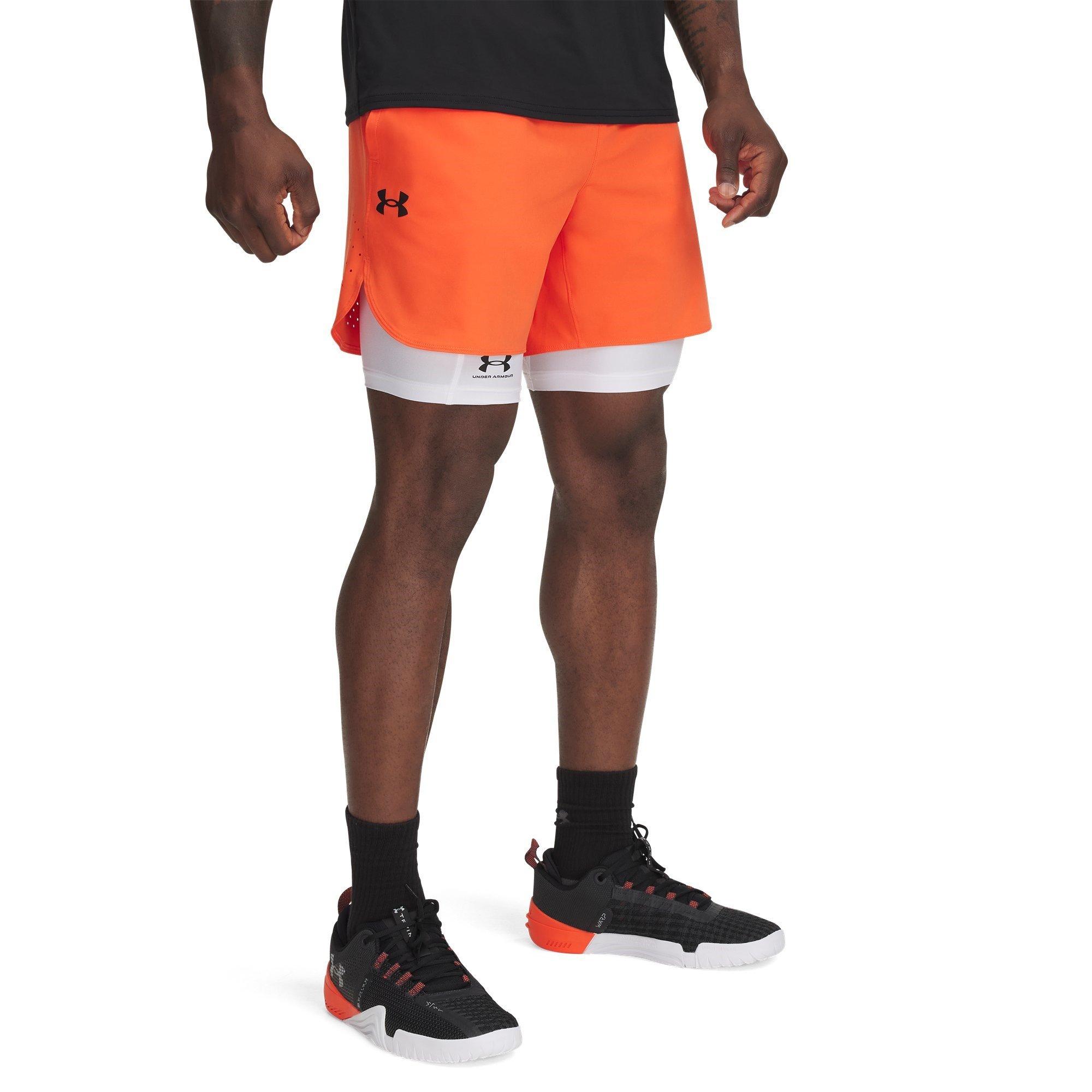 Under Armour Men's 6 Vanish Elite Shorts - Orange - M