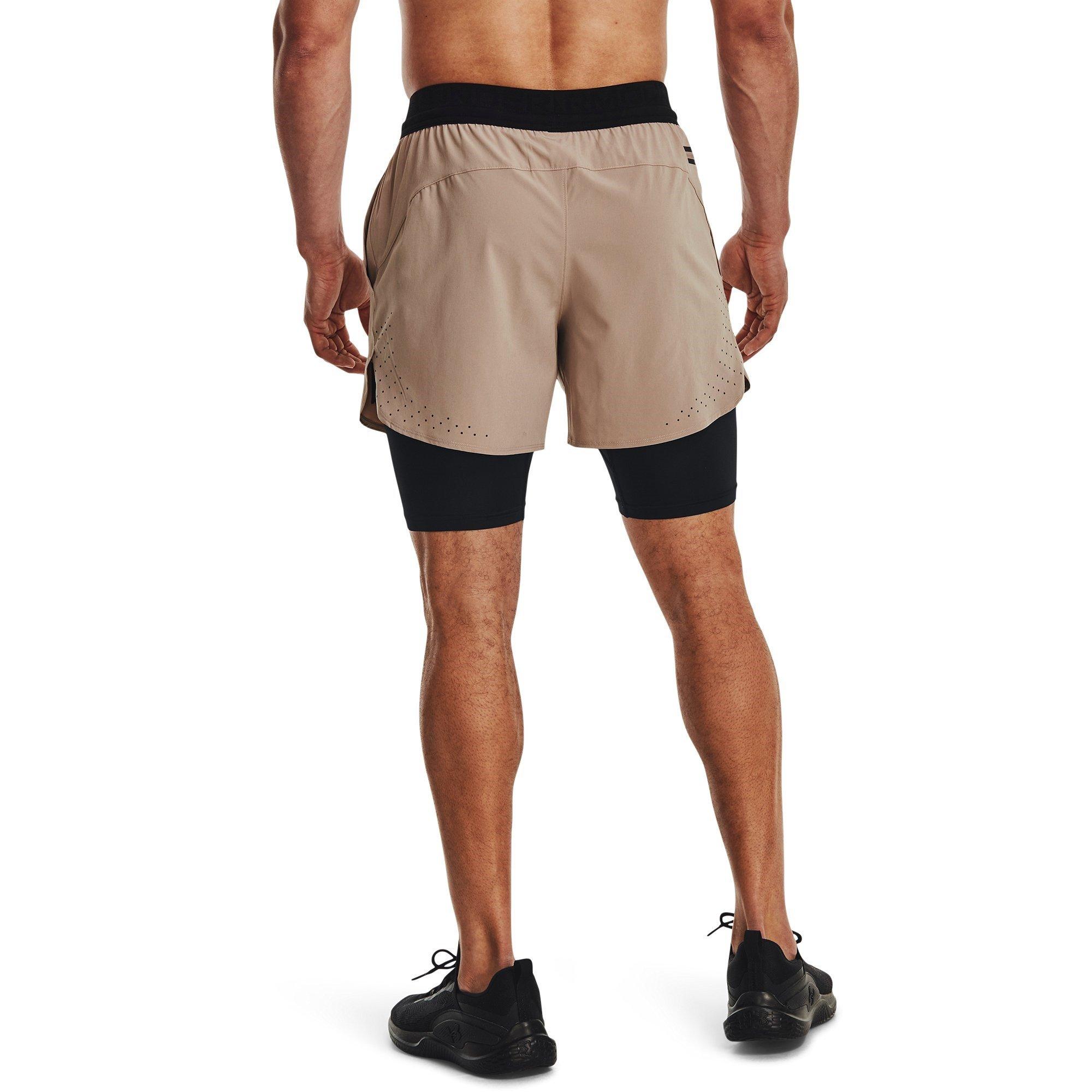 Braun - Under Armour - Peak 2-in-1 Woven Shorts - 3
