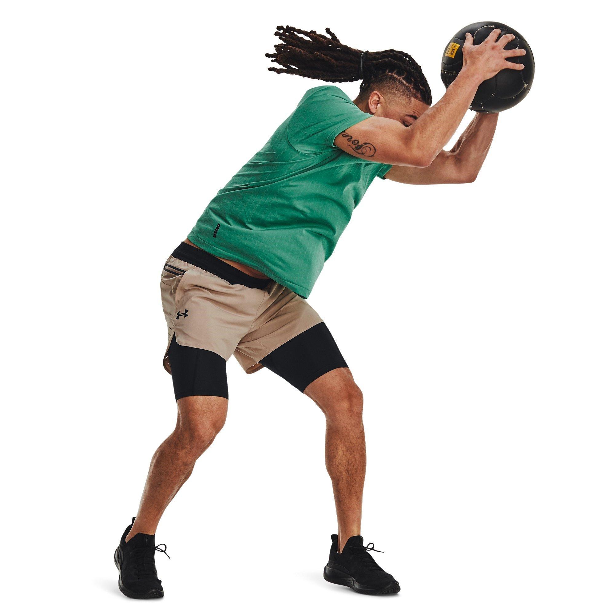 Braun - Under Armour - Peak 2-in-1 Woven Shorts - 4