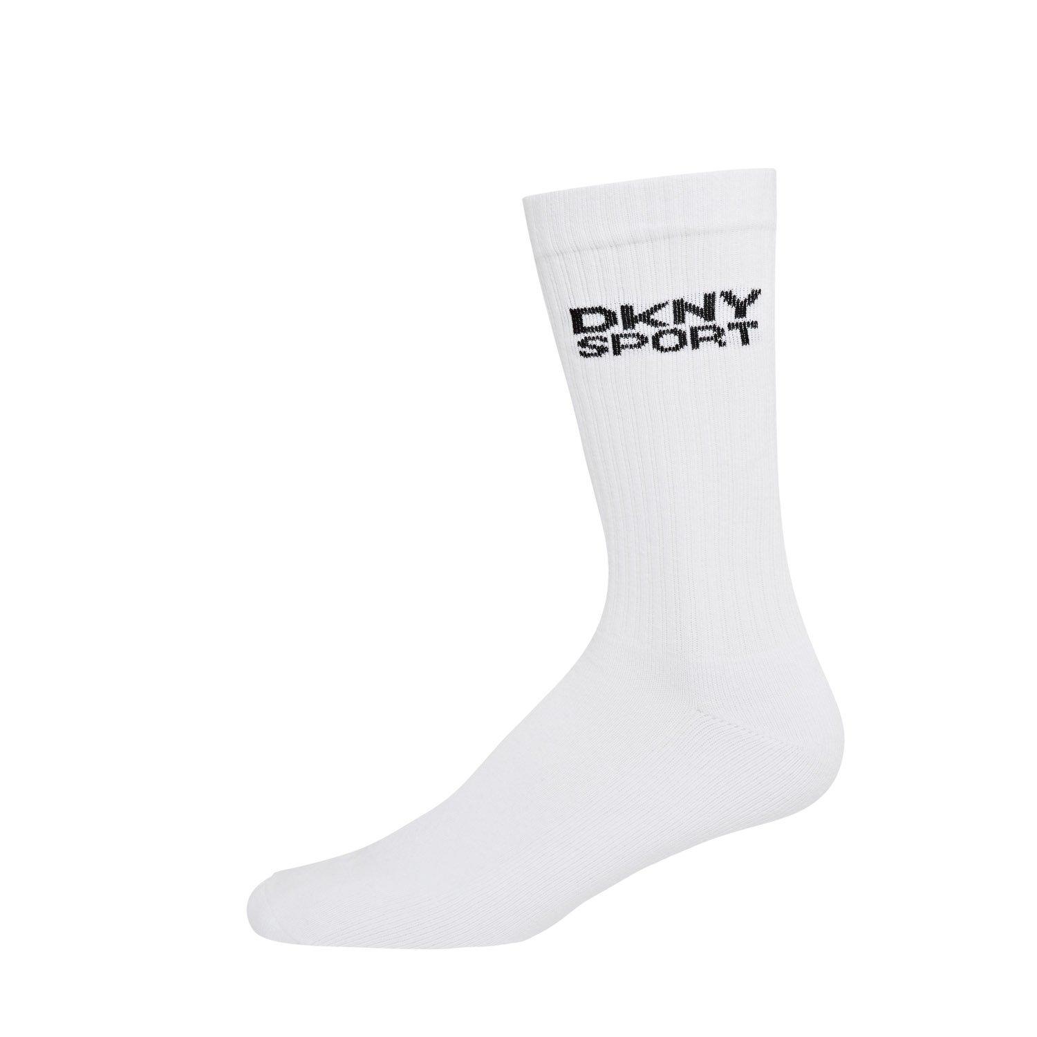 White - DKNY - 5 Pack Mens Sport Socks Radde - 2