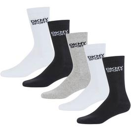 DKNY 5 Pack Mens Sport Socks Radde
