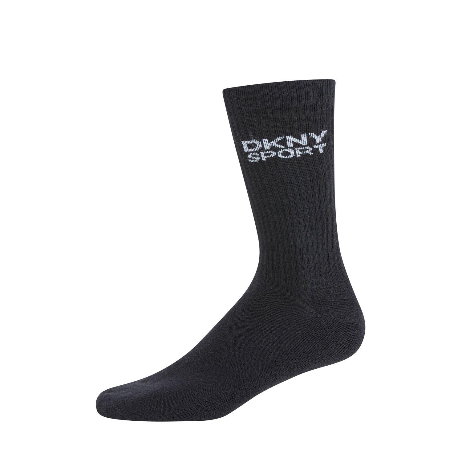 Black/Whit/Grey - DKNY - 5 Pack Mens Sport Socks Radde - 2