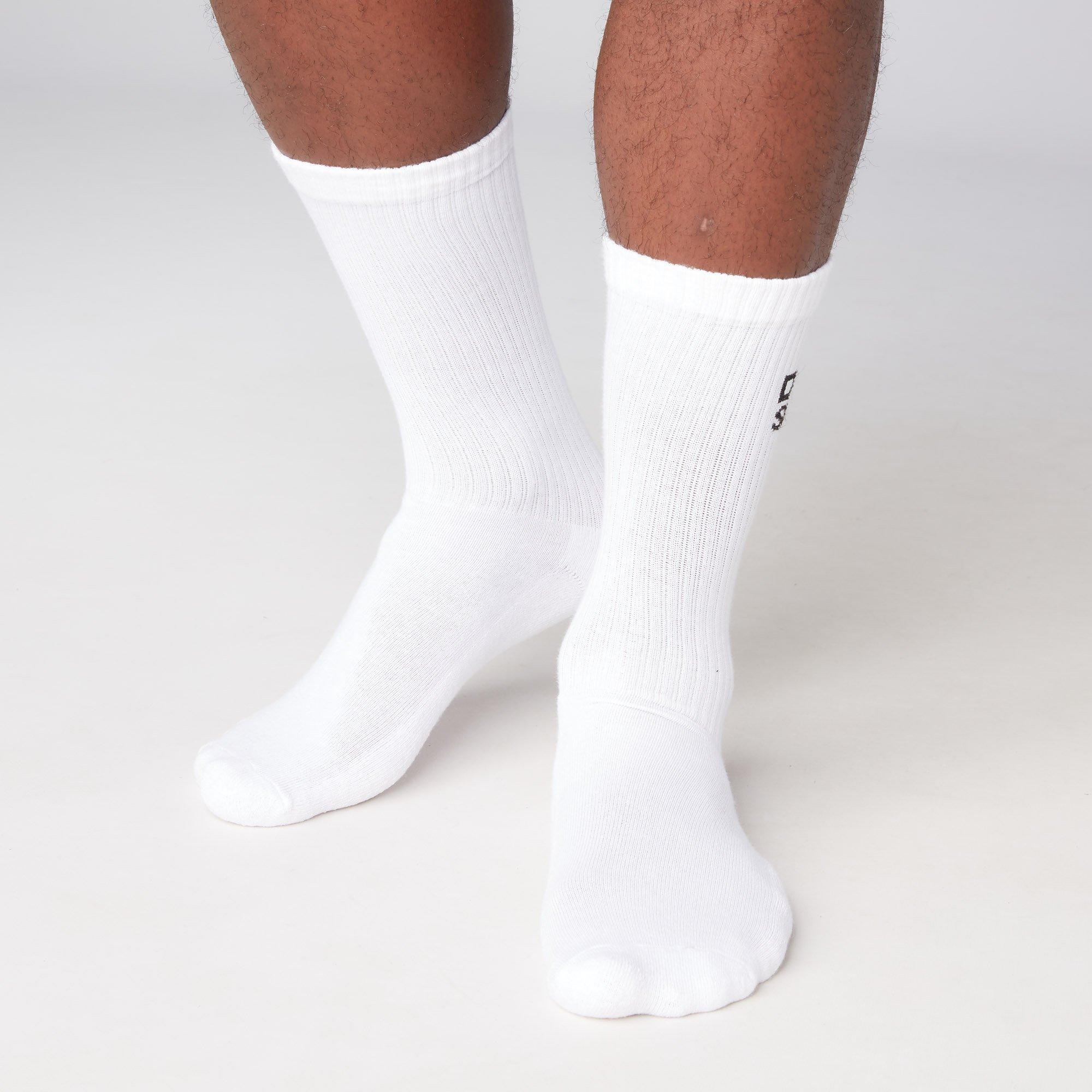 Black/Whit/Grey - DKNY - 5 Pack Mens Sport Socks Radde - 6