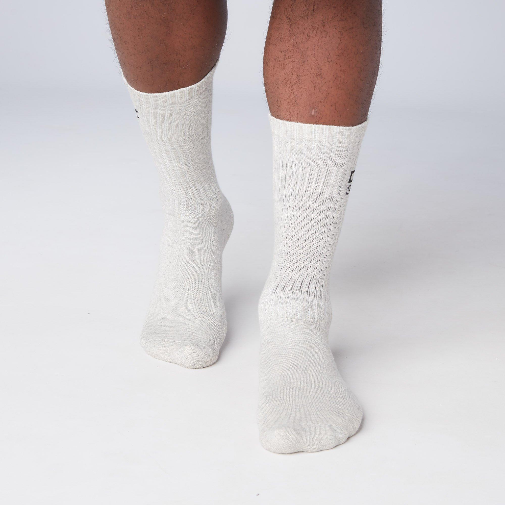 Black/Whit/Grey - DKNY - 5 Pack Mens Sport Socks Radde - 9