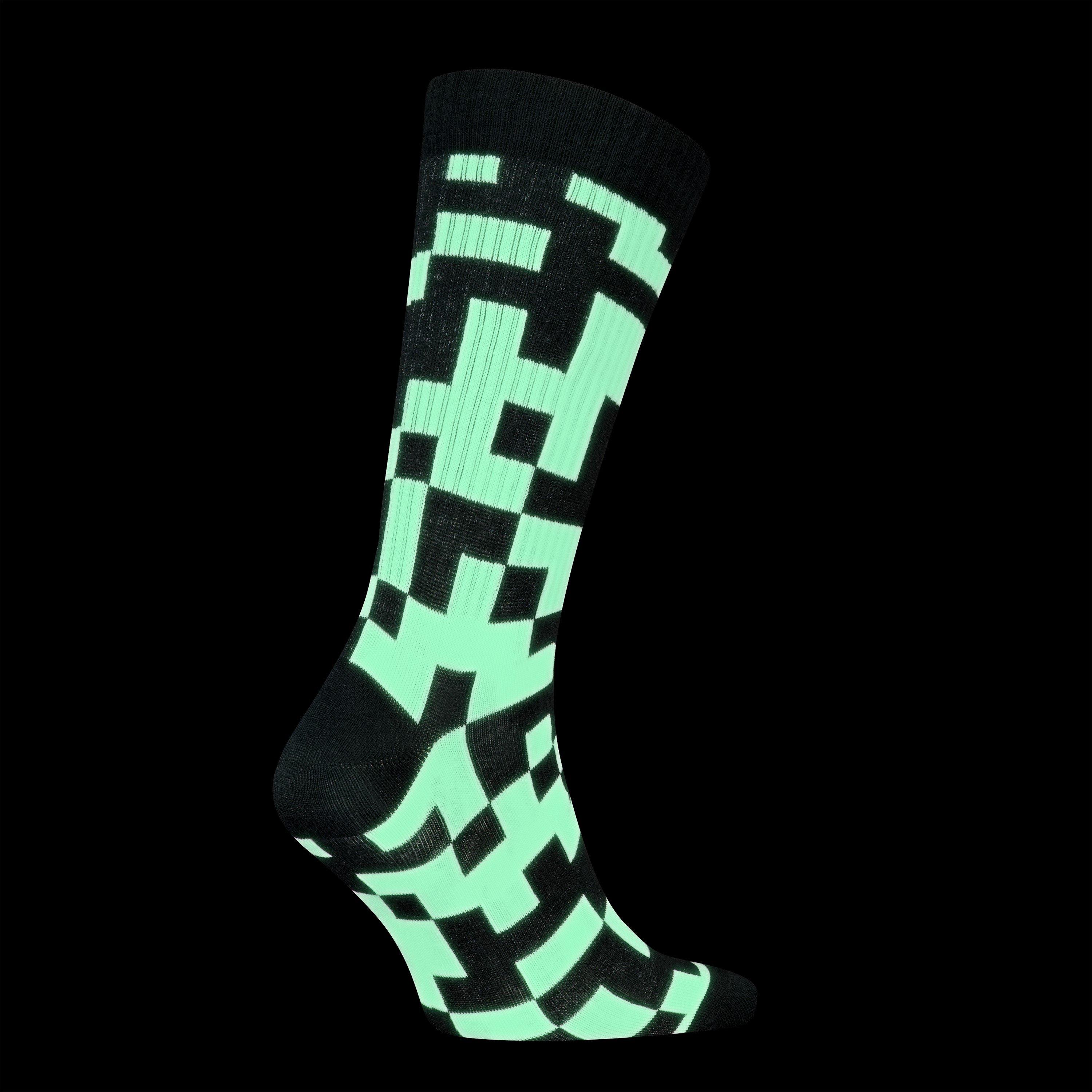 Black/White - Puma - Adults Glow Sport Crew Socks - 2