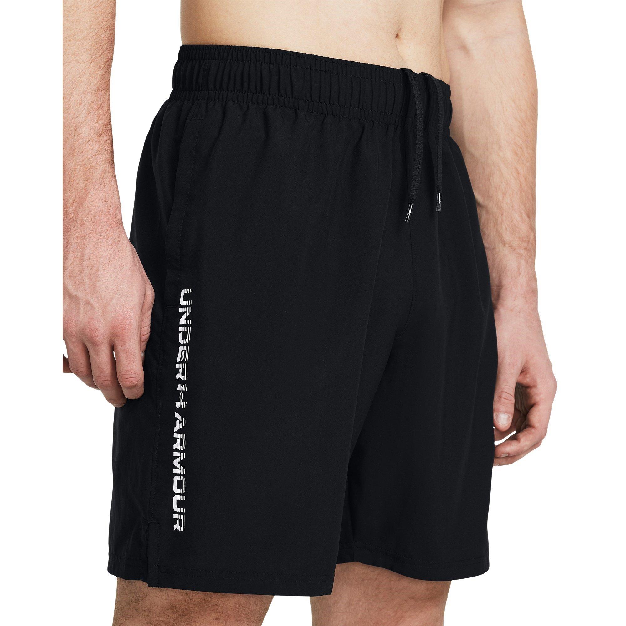 Black/White - Under Armour - Armour UA Tech™ Woven Wordmark Shorts - 5