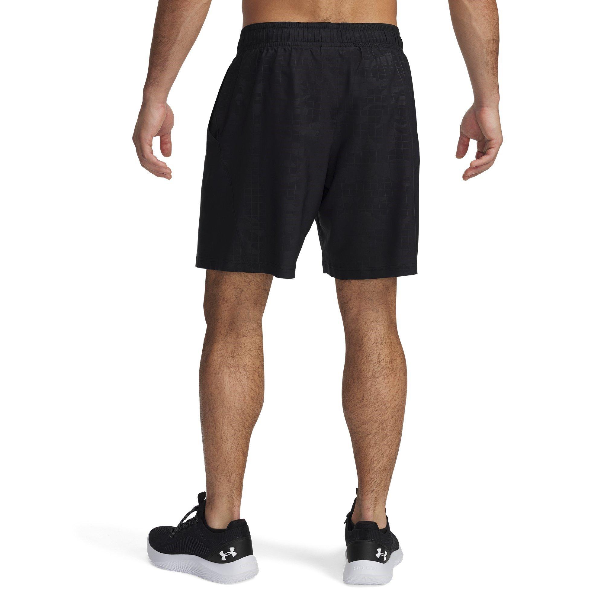 Crna - Under Armour - Emboss Woven Tracksuit Shorts - 2