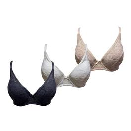 Be You 3 Pack Lace Plunge Bra