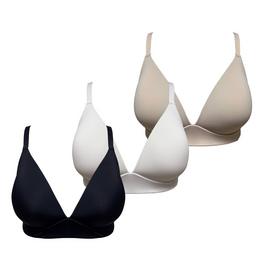 Be You 3 3 Pack Non wired Plunge Bra