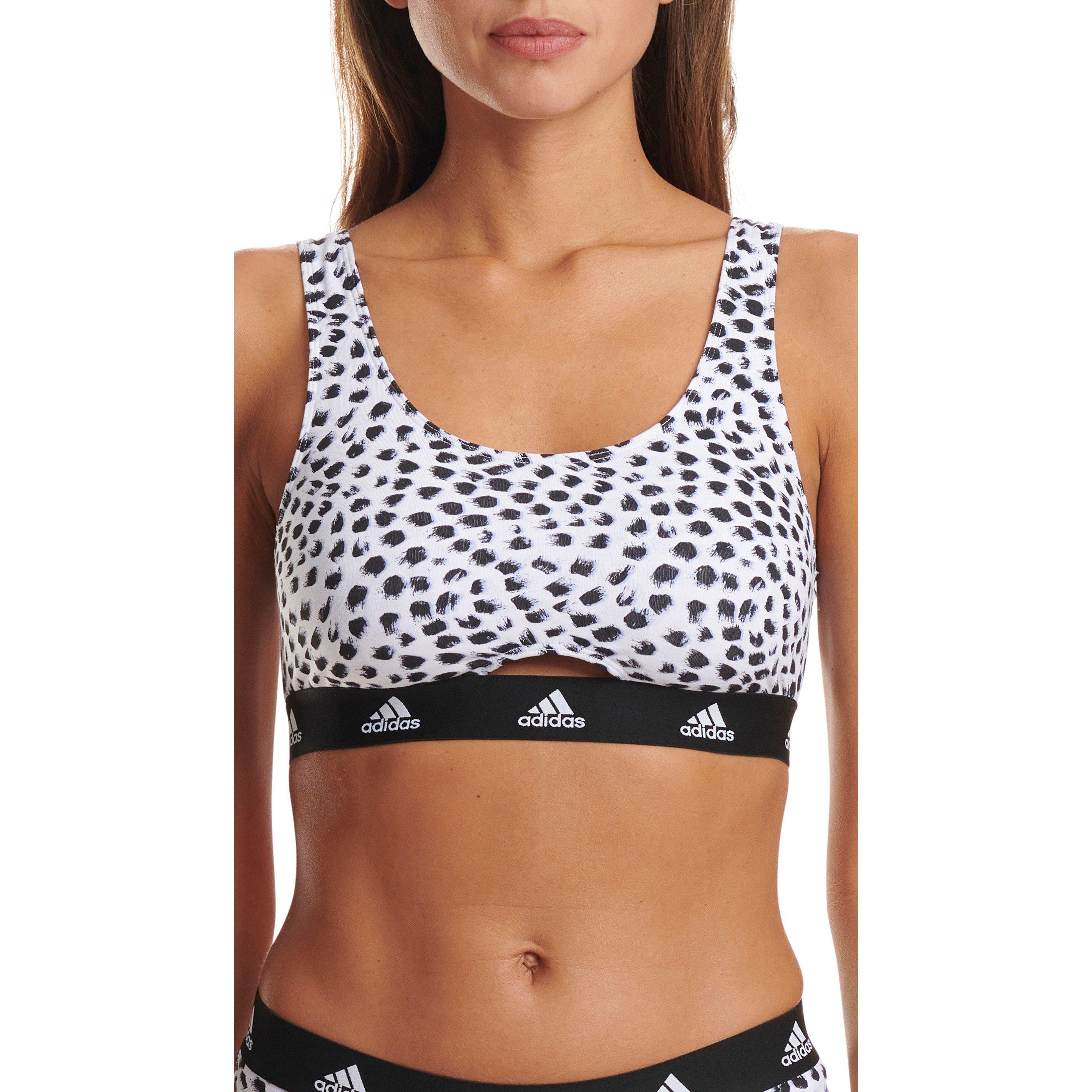  White&Print - adidas - Active Comfort Cotton Scoop Bralette - 2