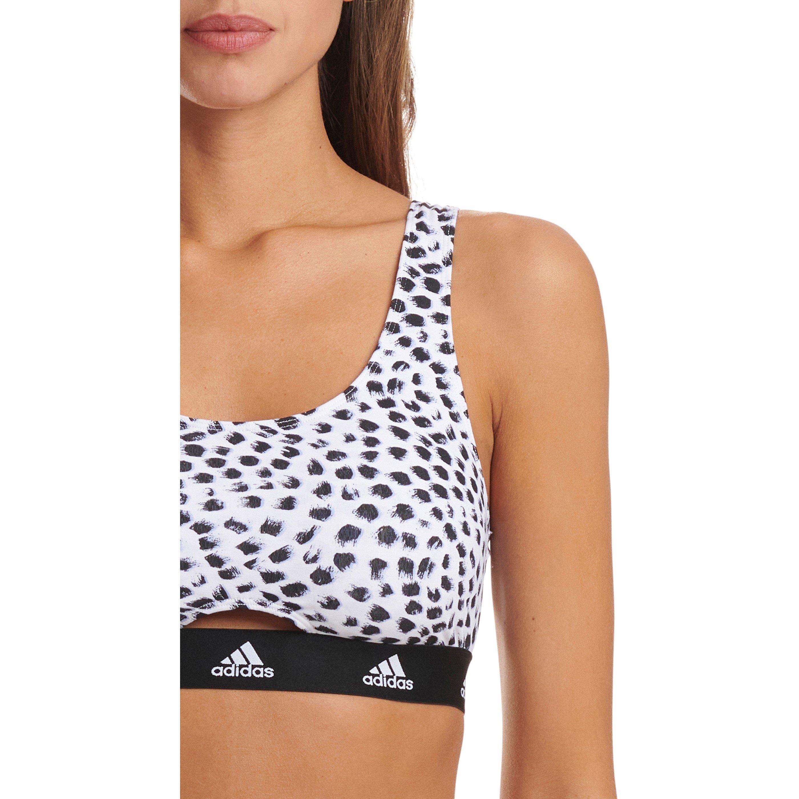  White&Print - adidas - Active Comfort Cotton Scoop Bralette - 3