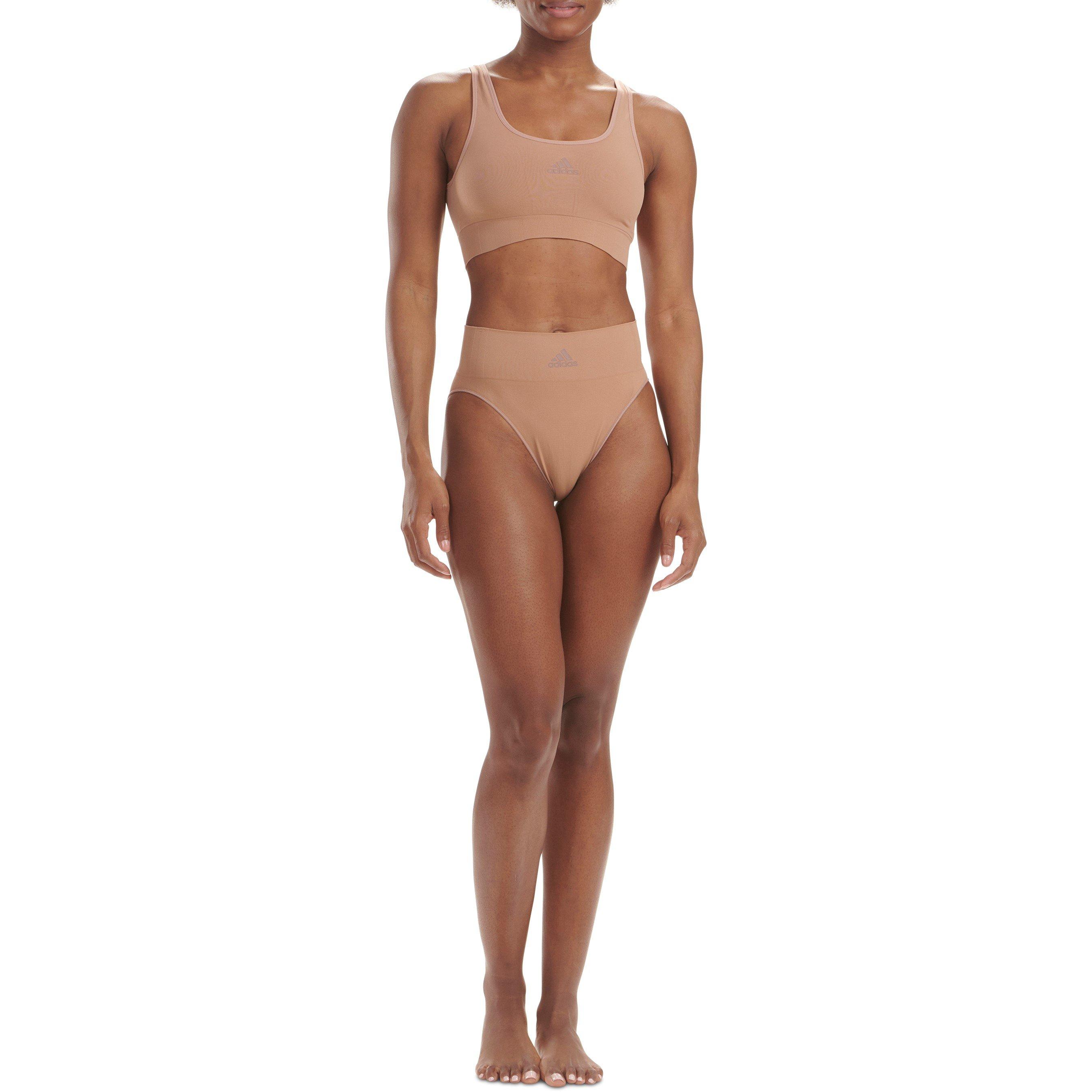 Beaver Fur - adidas - Active Seamless Micro Stretch Scoop Lounge Bra - 2