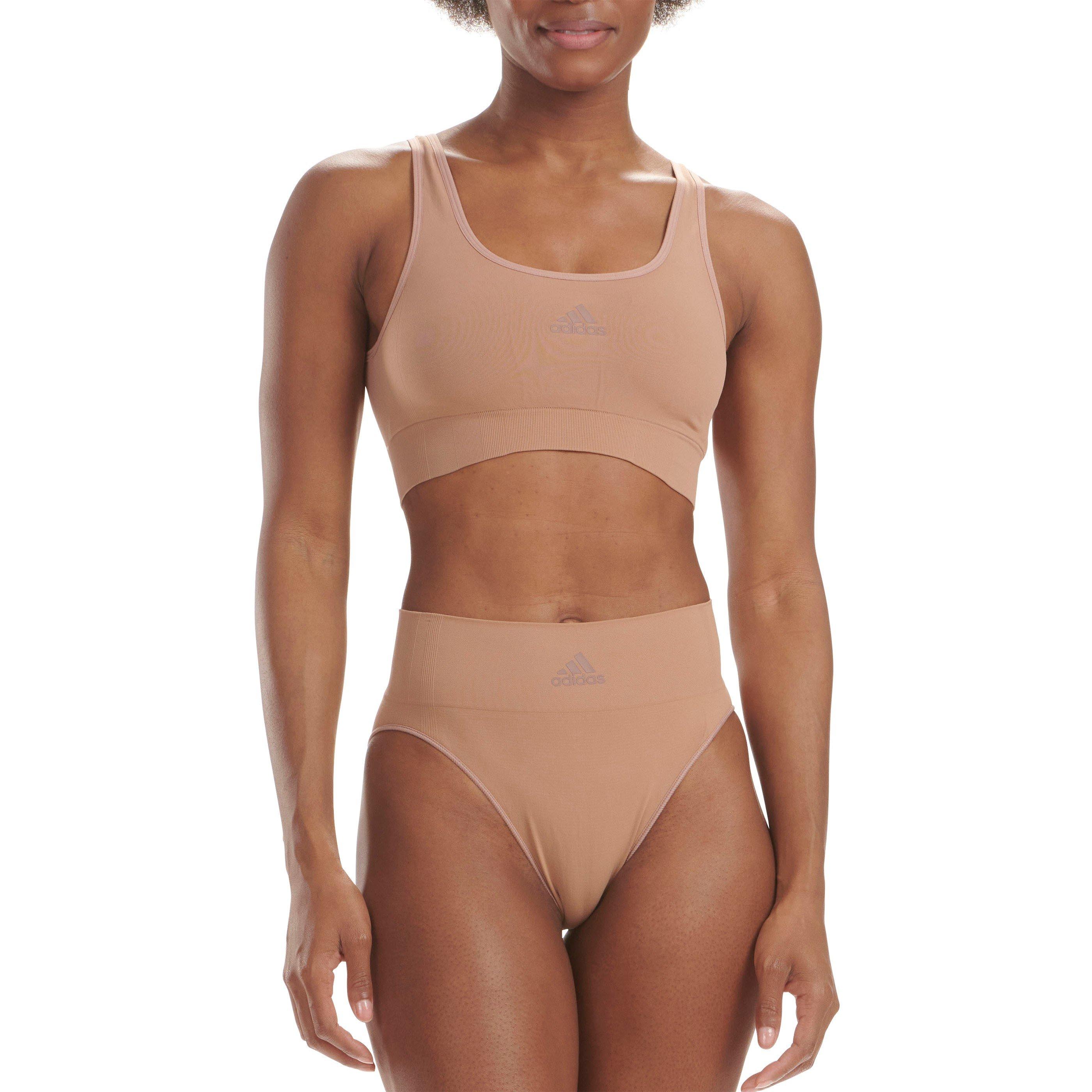 Beaver Fur - adidas - Active Seamless Micro Stretch Scoop Lounge Bra - 6