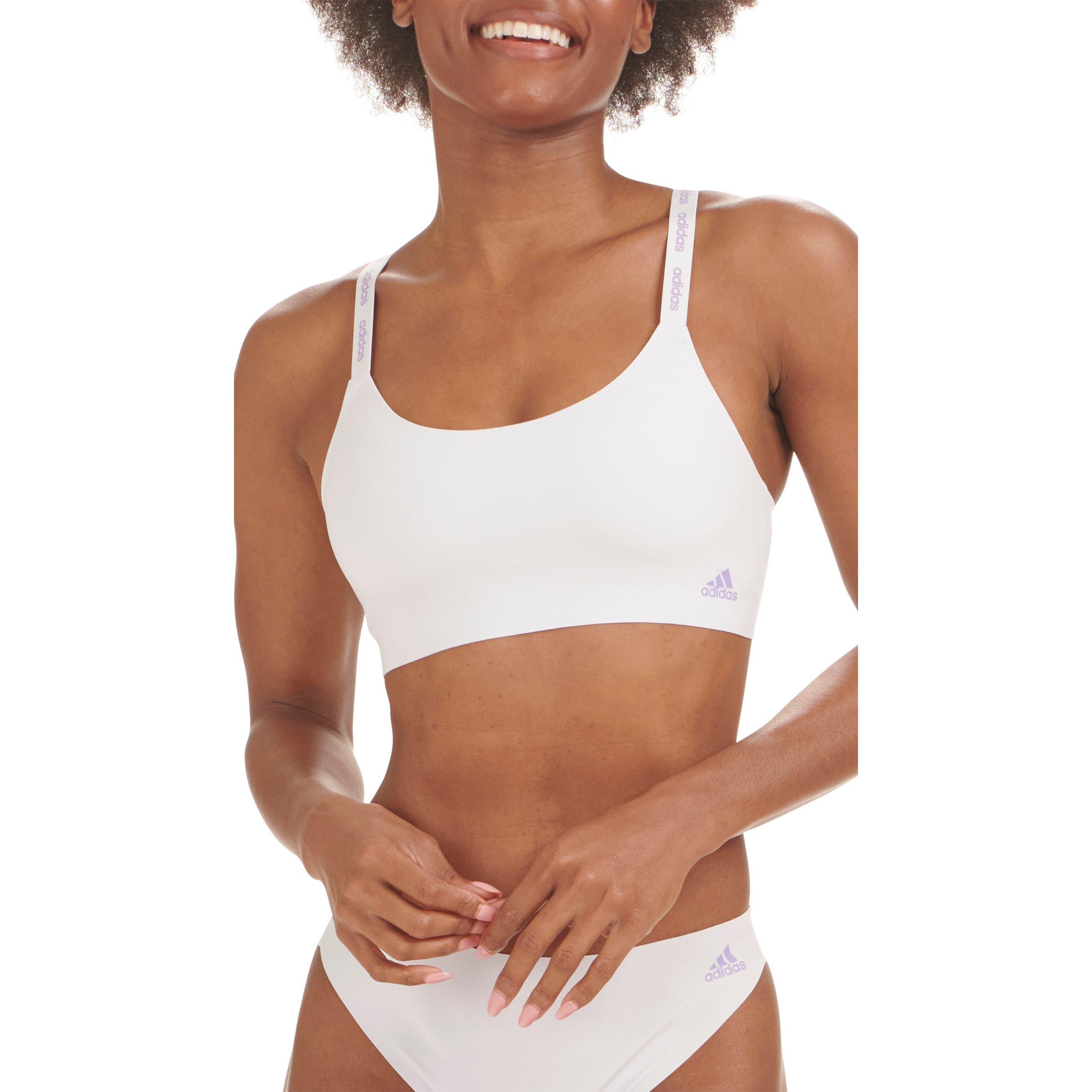 Dash Grey - adidas - Active Micro Flex Scoop Lounge Bra - 1