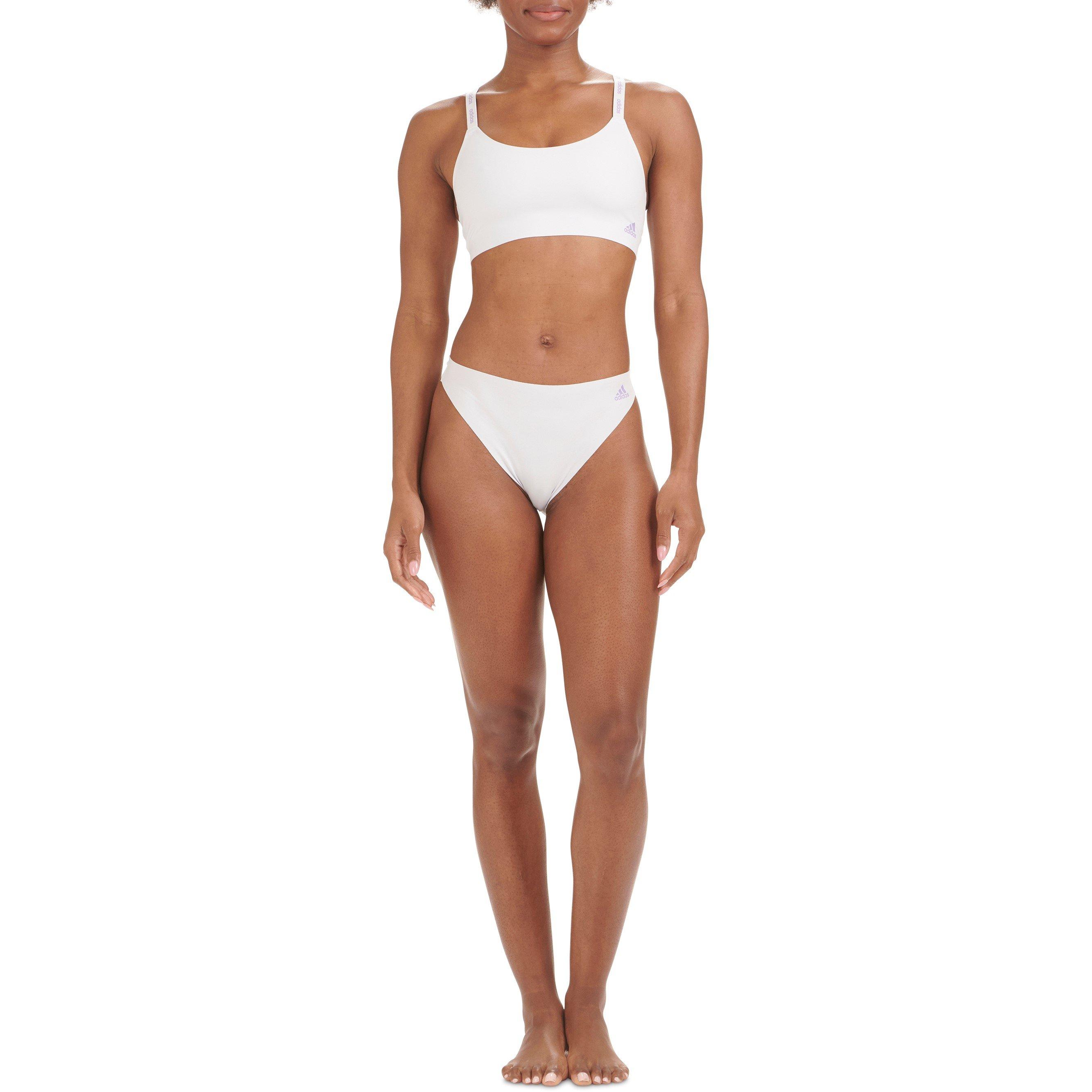 Dash Grey - adidas - Active Micro Flex Scoop Lounge Bra - 2