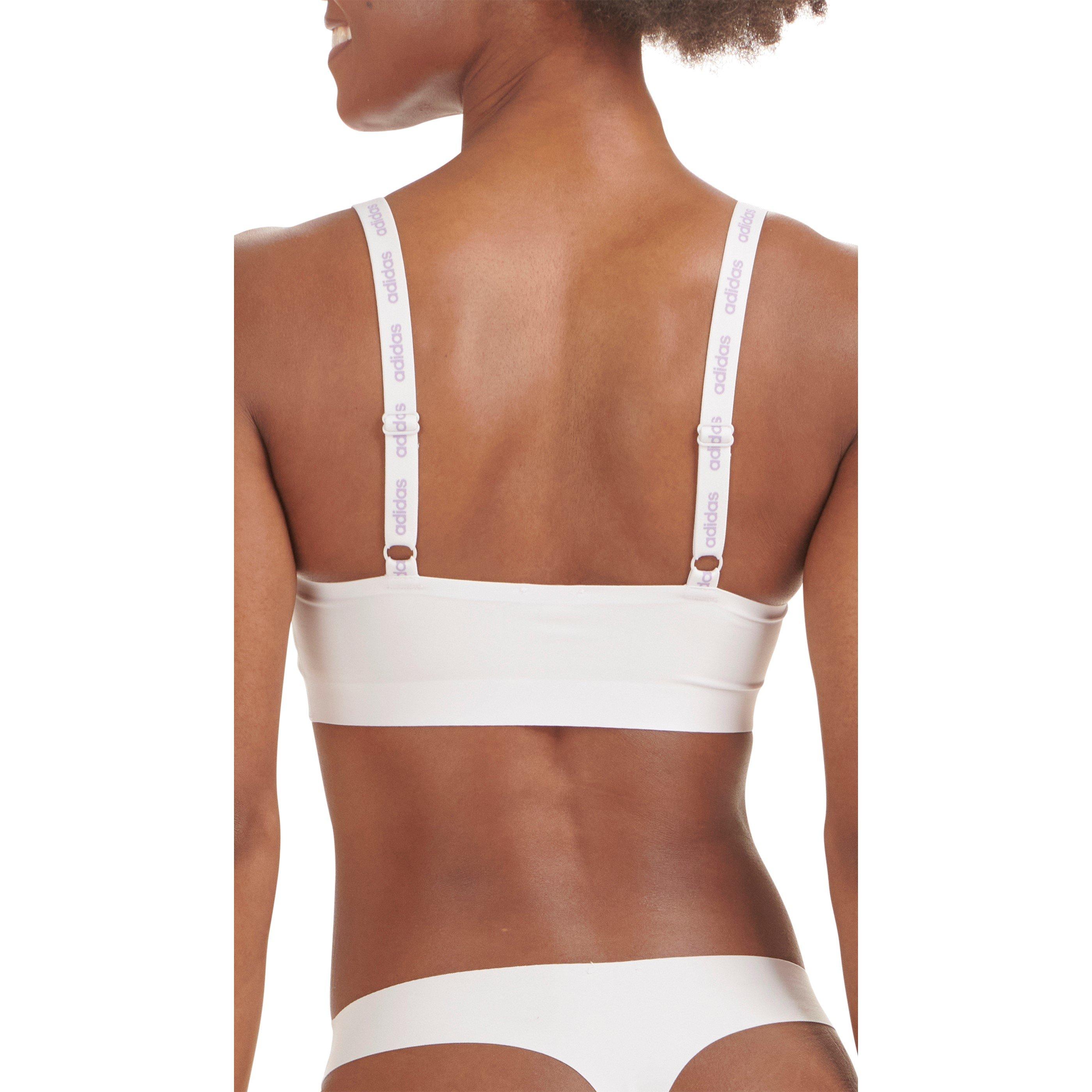 Dash Grey - adidas - Active Micro Flex Scoop Lounge Bra - 4