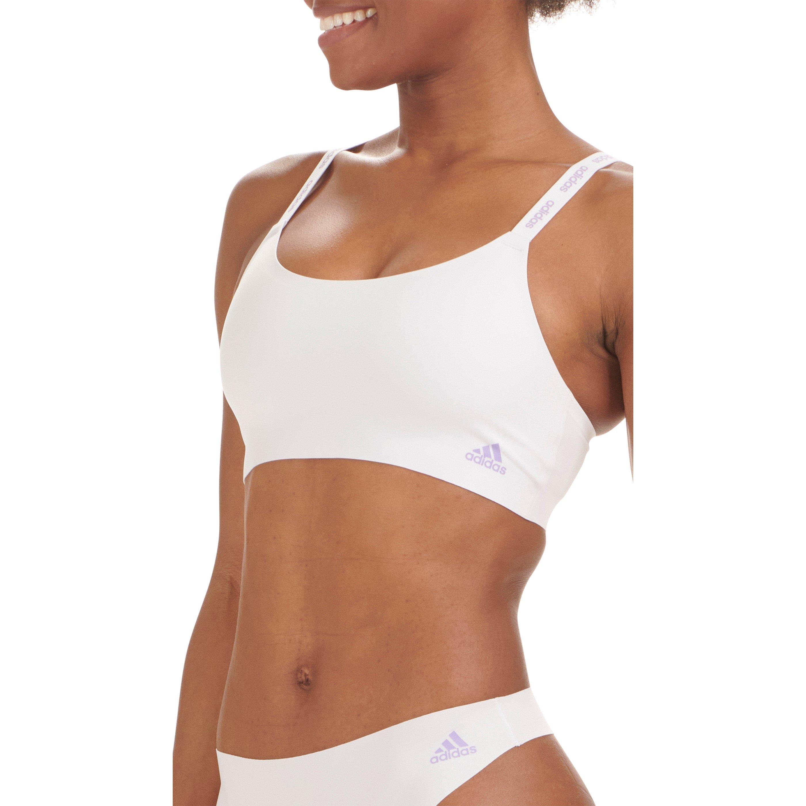 Dash Grey - adidas - Active Micro Flex Scoop Lounge Bra - 5