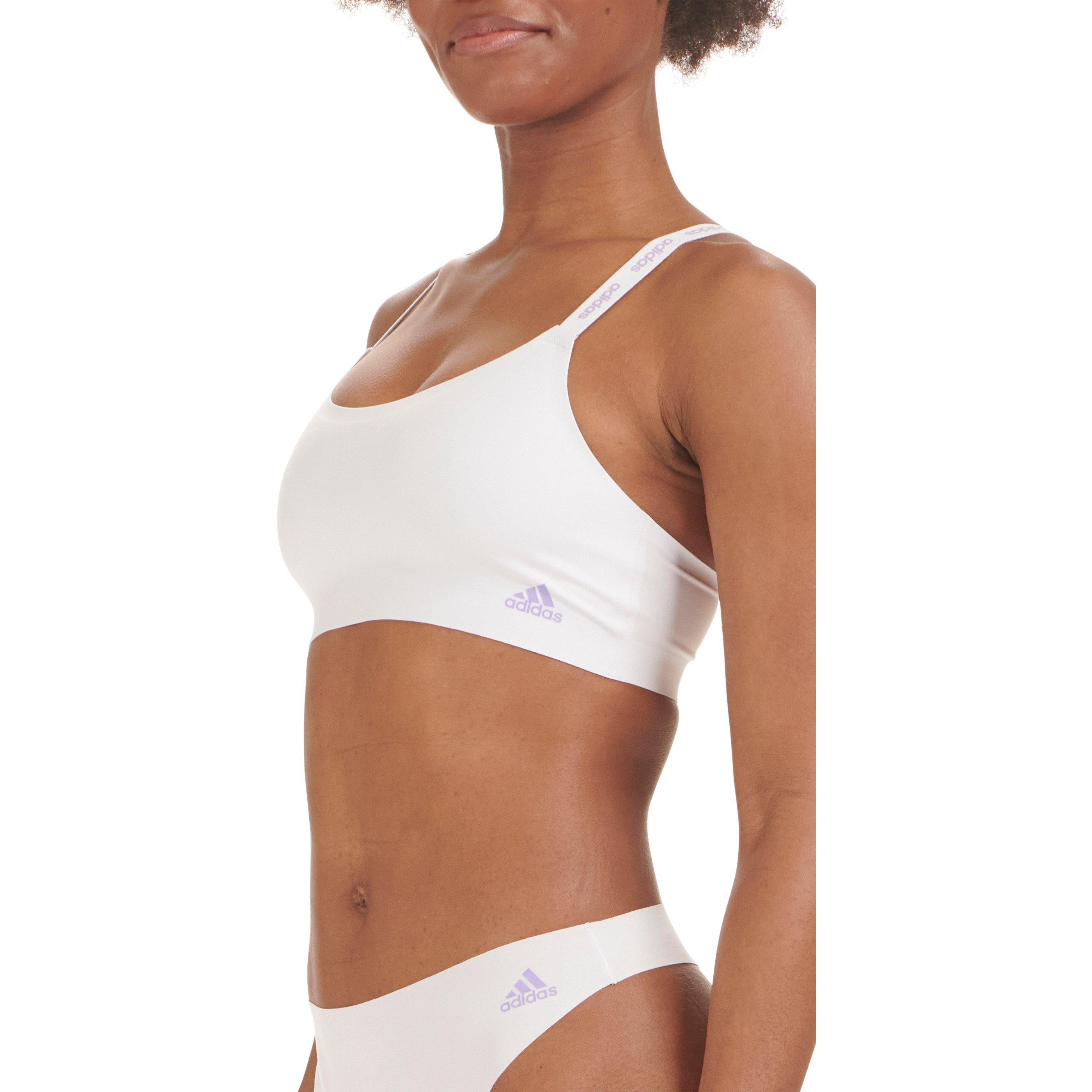 Dash Grey - adidas - Active Micro Flex Scoop Lounge Bra - 6