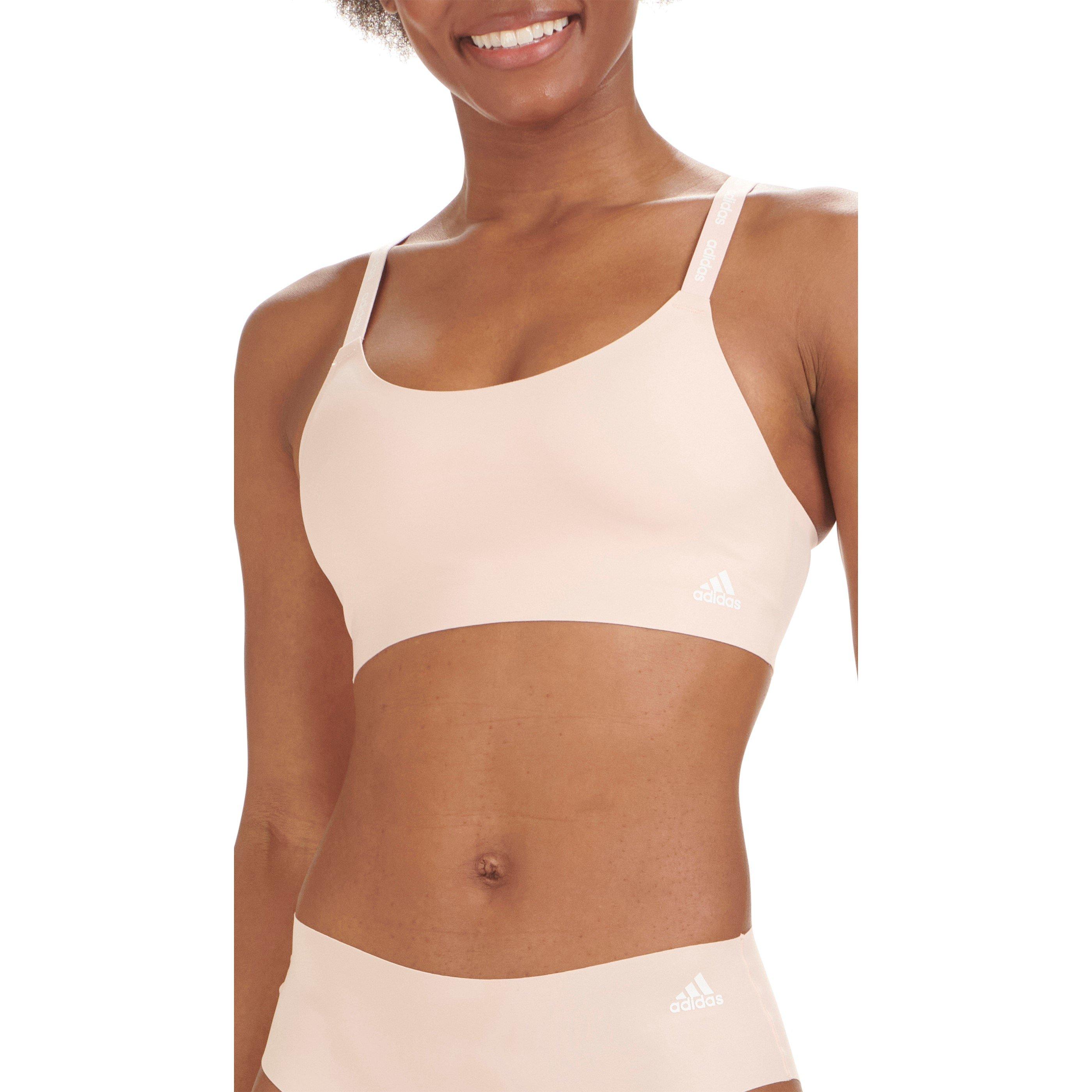 Peach Whip - adidas - Active Micro Flex Scoop Lounge Bra - 4