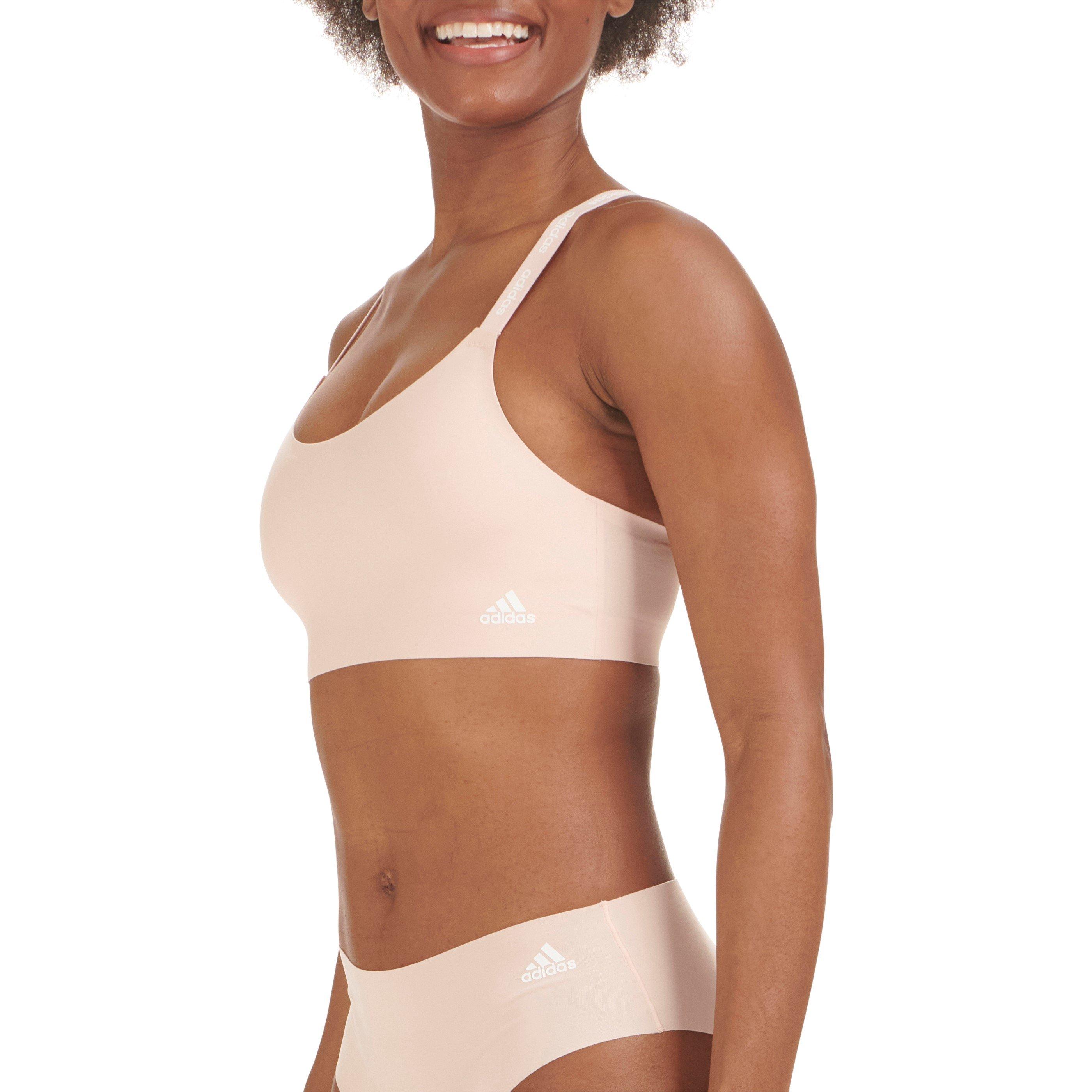 Peach Whip - adidas - Active Micro Flex Scoop Lounge Bra - 5