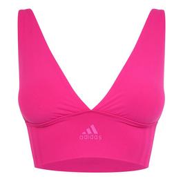 adidas Sport Active Seamless Micro Stretch Long Line Plunge Bra