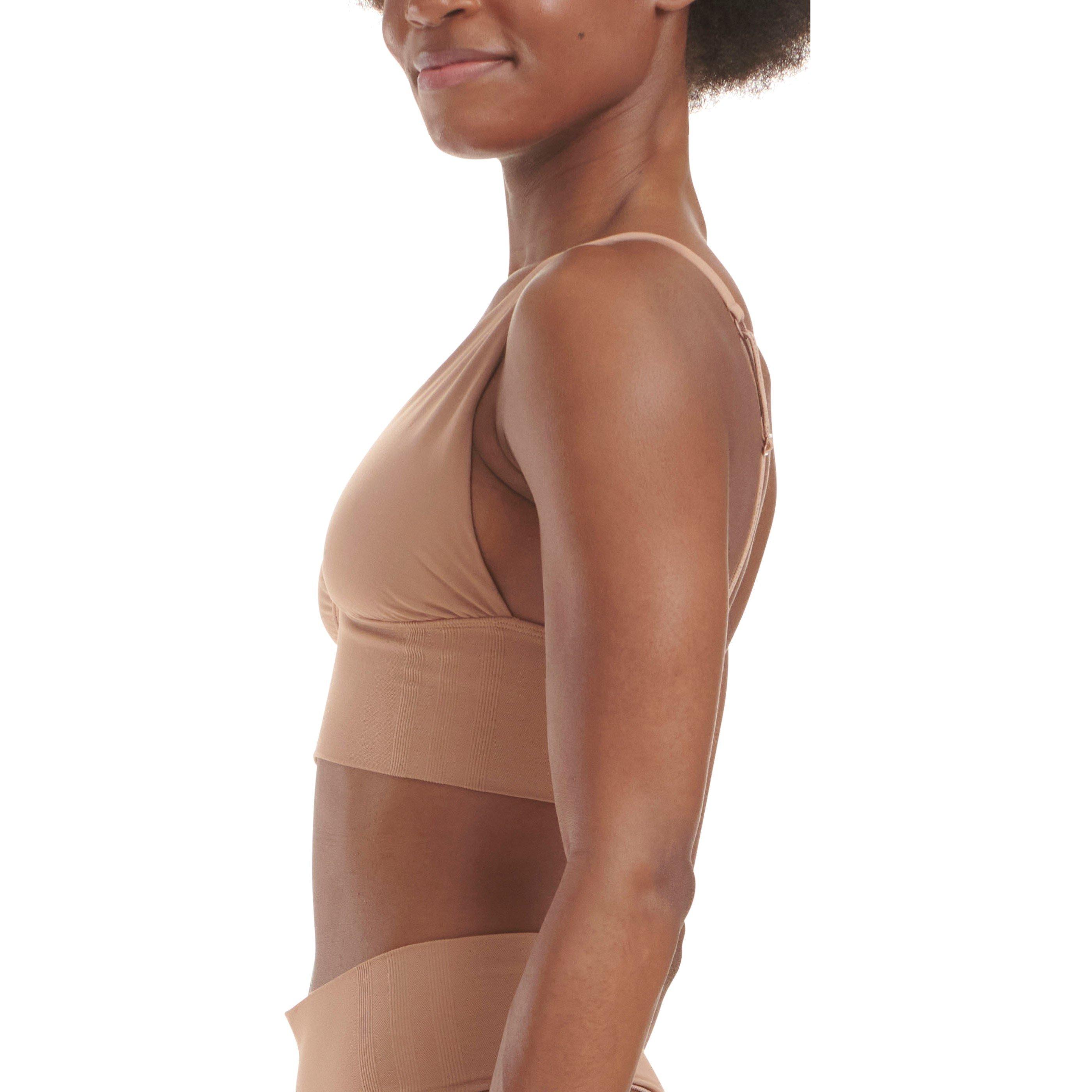 Beaver Fur - adidas - Sport Active Seamless Micro Stretch Long Line Plunge Bra - 4