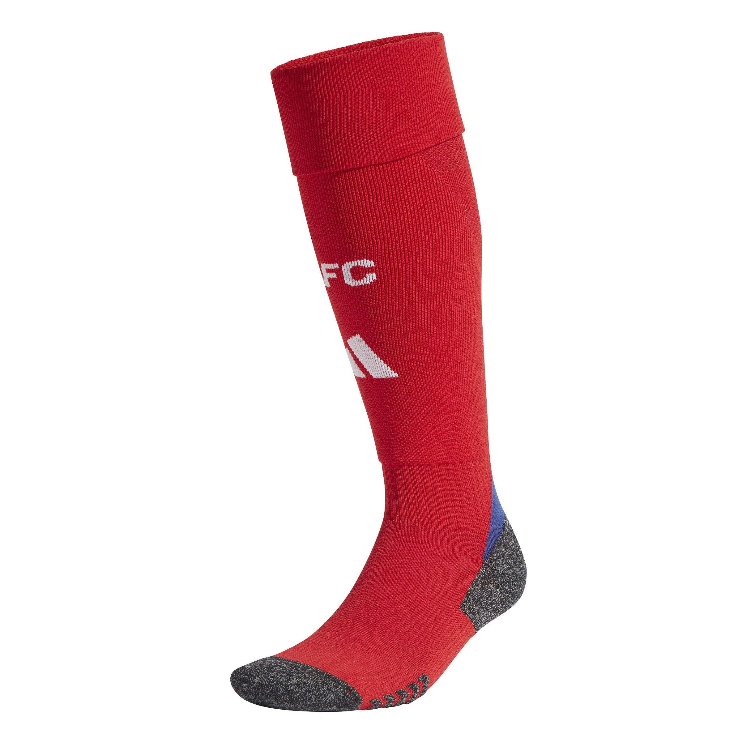 Adidas Men's Arsenal Home Socks 2024 2025 - Red - Ladies 4-8