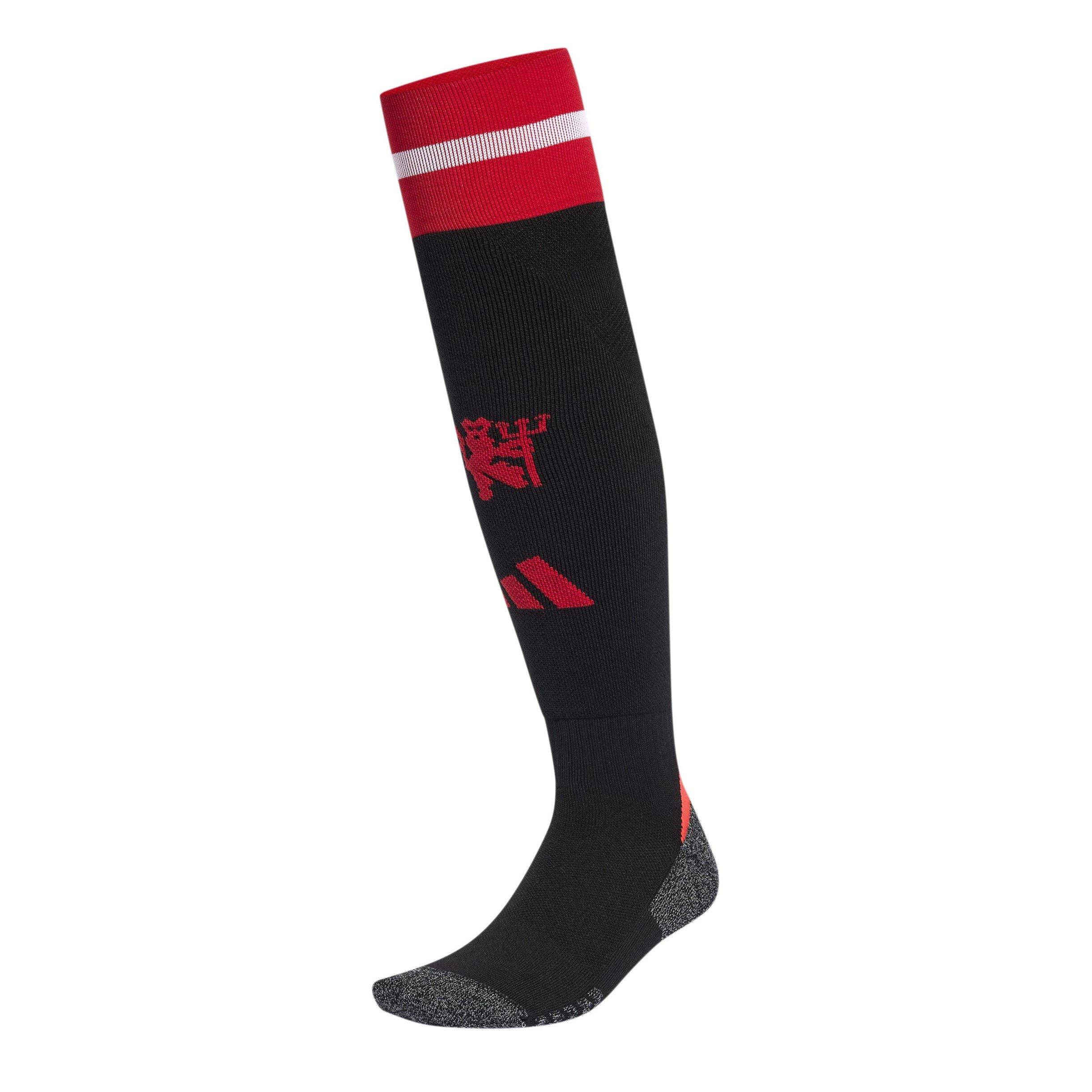 Black - adidas - Manchester United Home Socks 2024 2025 - 1