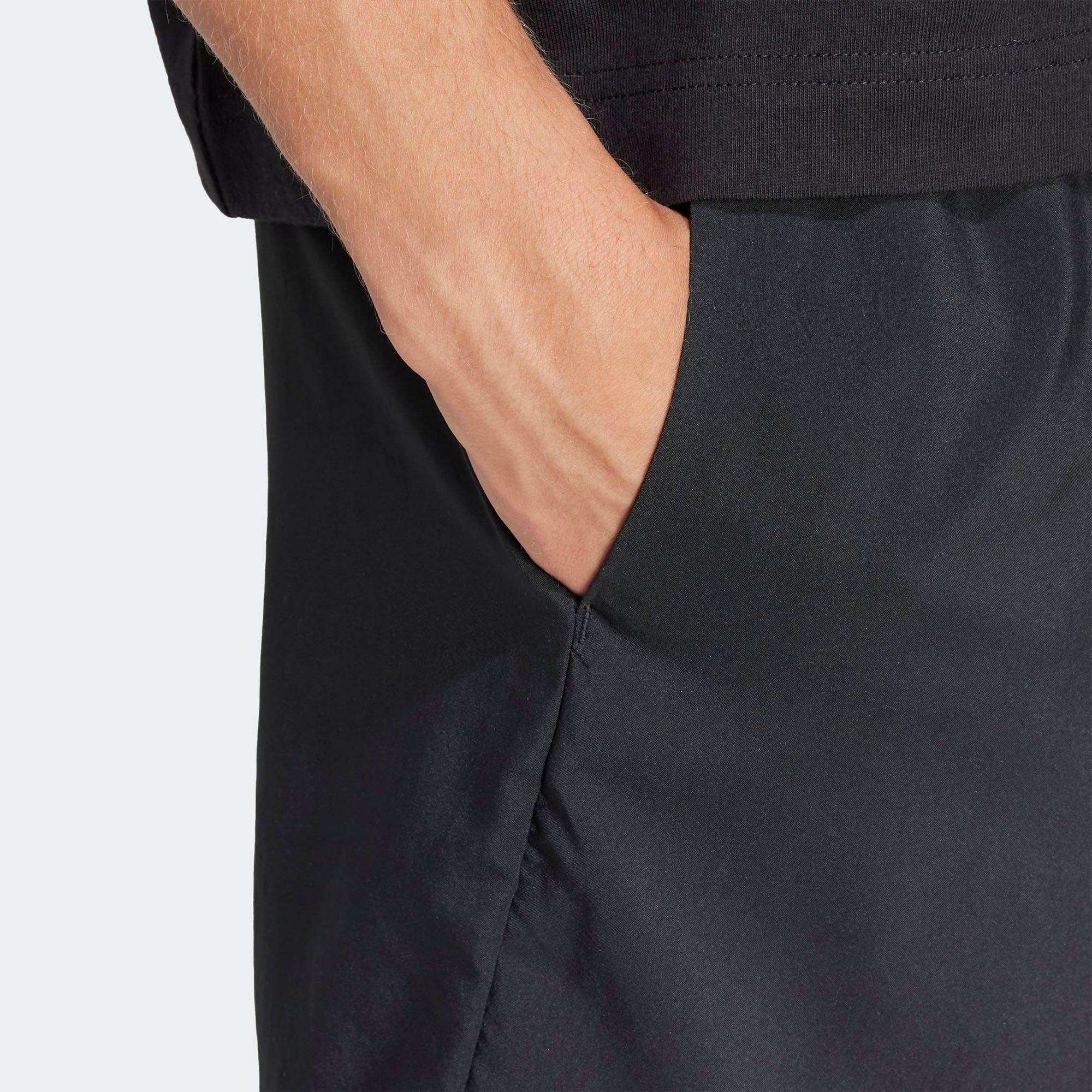 Black/White - adidas - Essentials Small Logo Mens Cargo Chelsea Shorts - 5