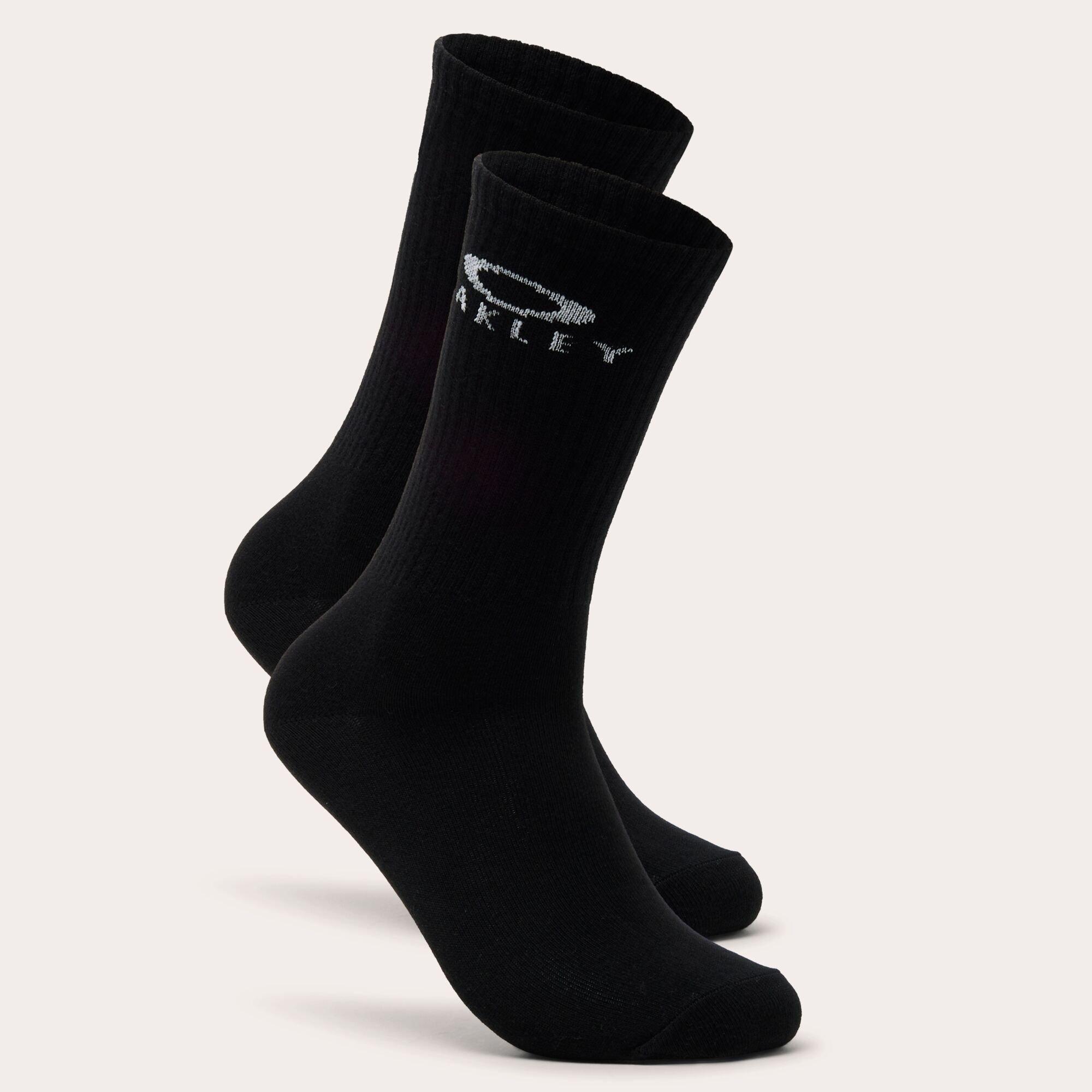 Oakley Men's Crew Socks - Blackout - L