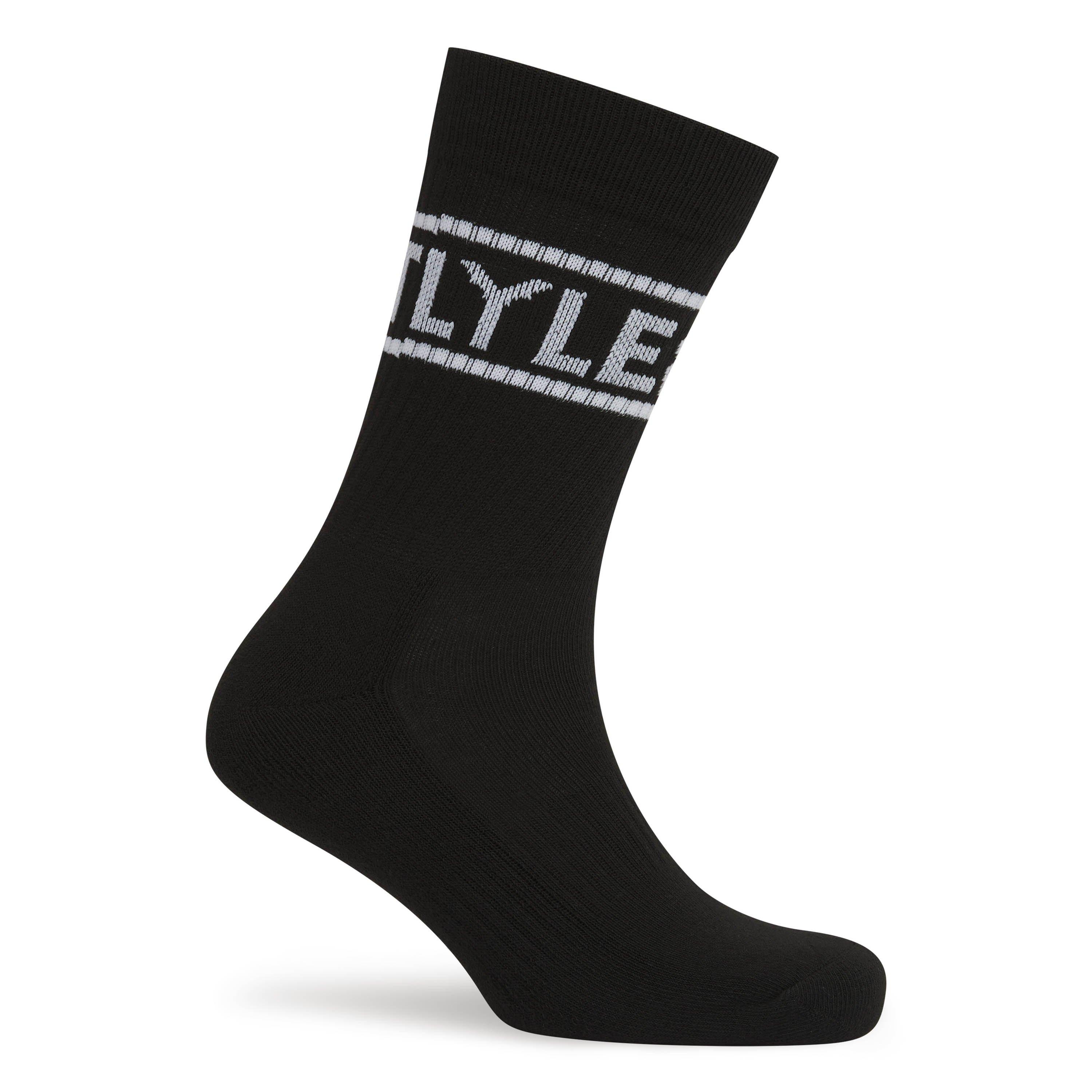 Black - Lyle and Scott - 3-Pack Logo Socks - 4