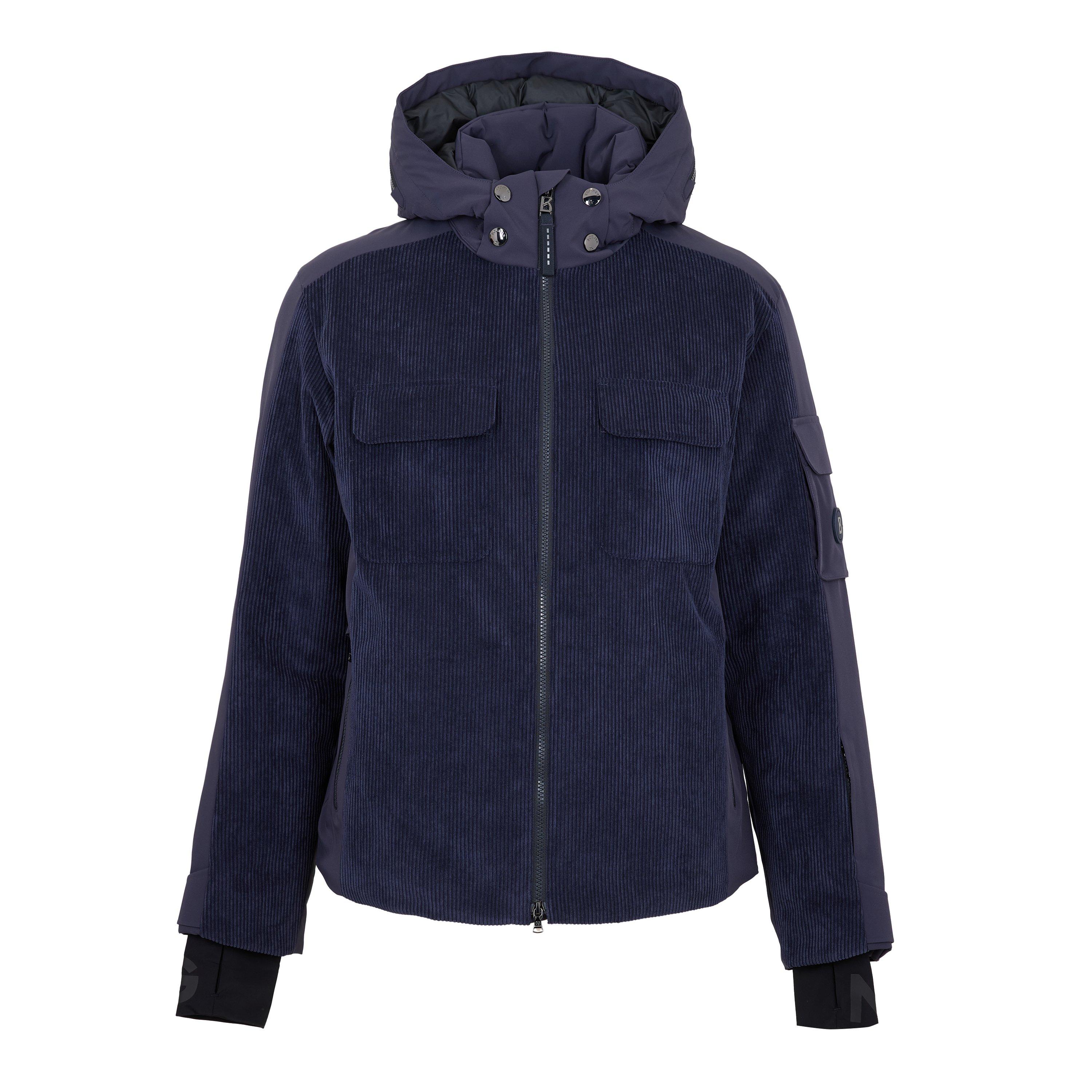 Navy - Bogner - Womens Cobe Corduroy Ski Jacket - 1