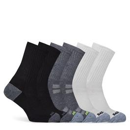 Skechers Crew Socks 6 Pack Childrens