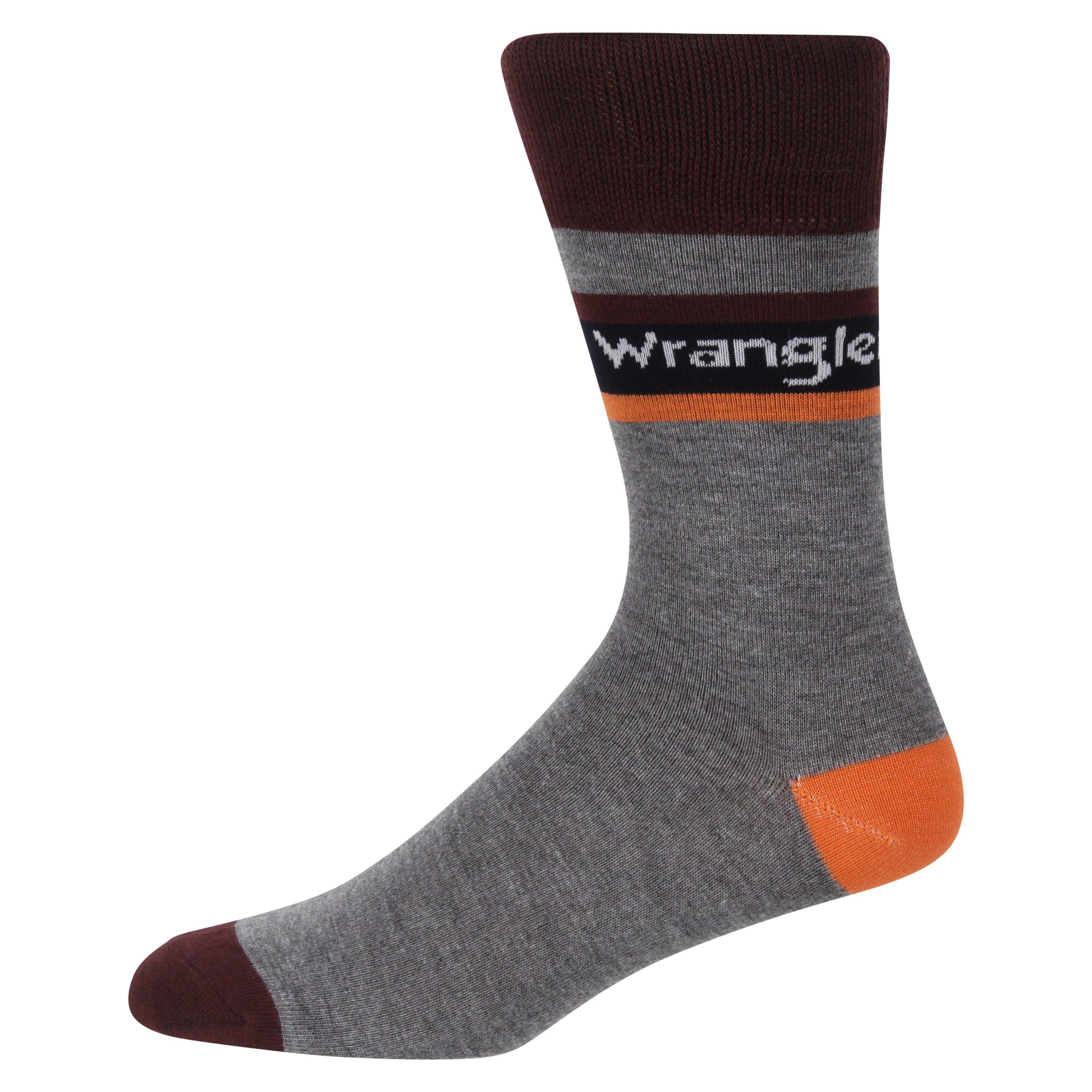 Nvy/ChGM/GMrl - Wrangler - Crew Socks - 2