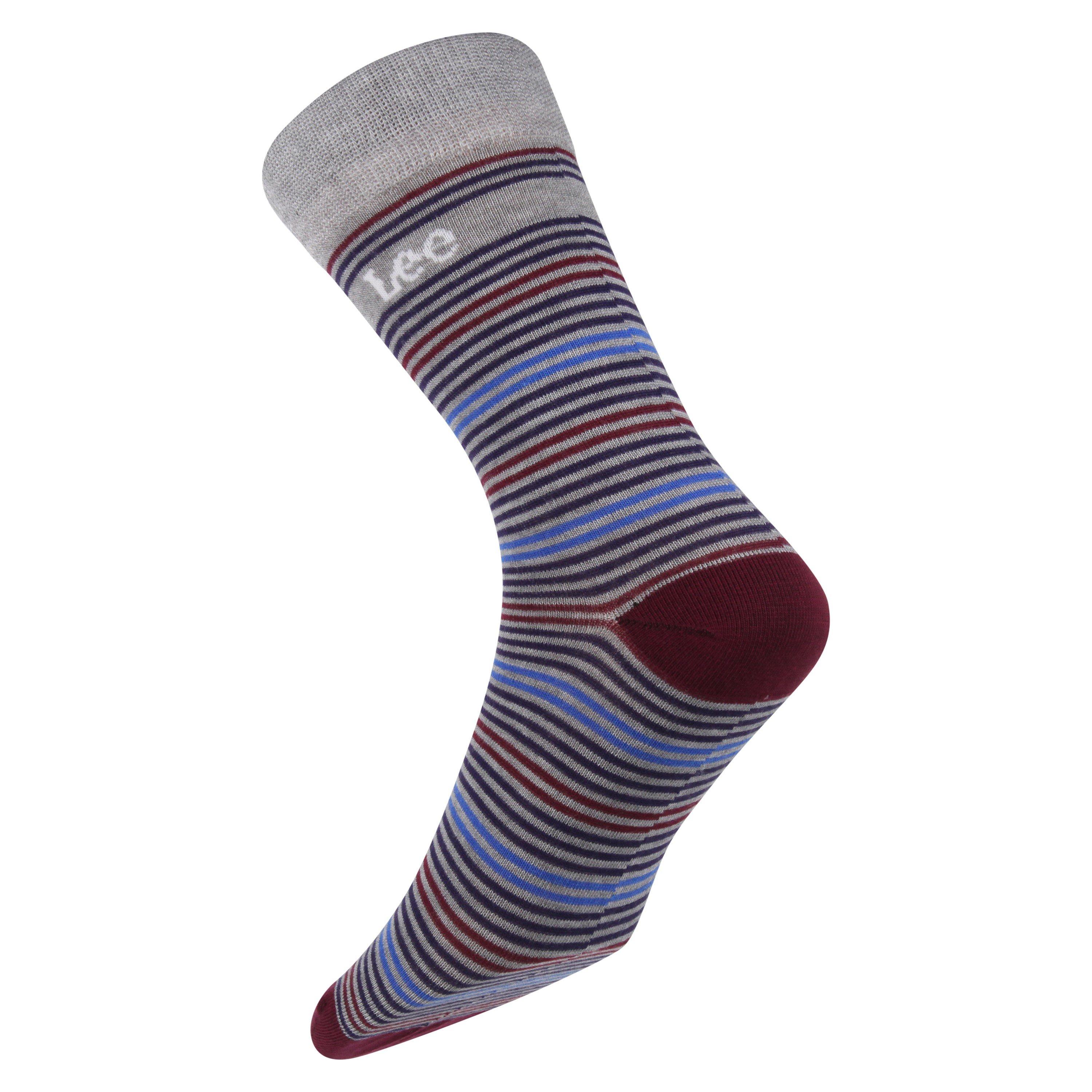 GMrl/DMrl/BlSt - Lee - 3-Pack Crew Socks - 3