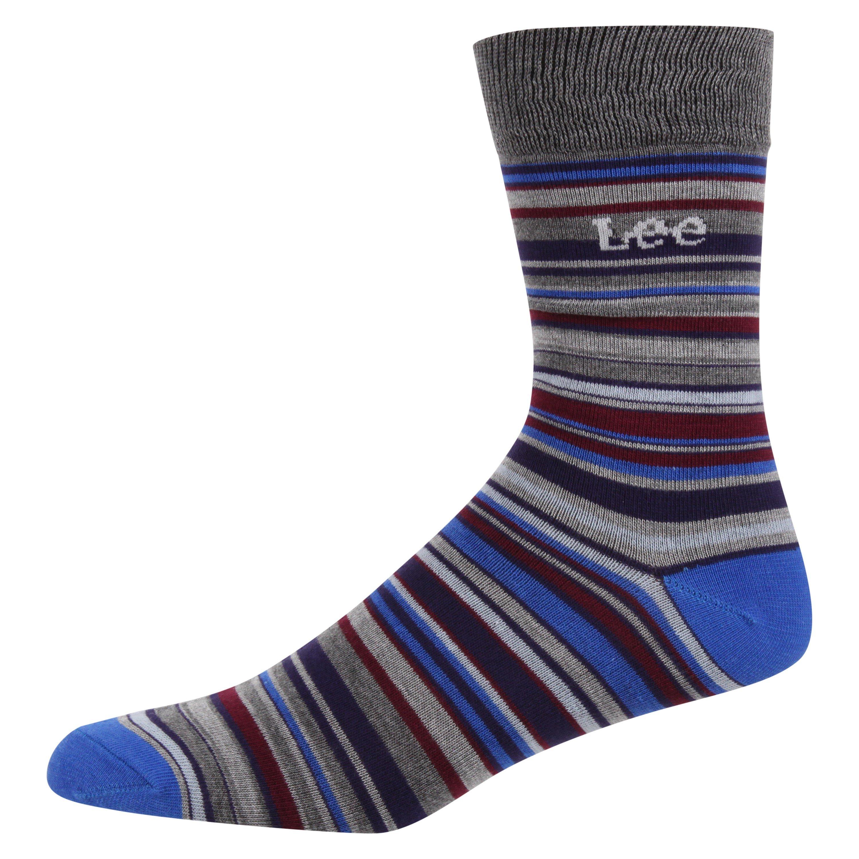 GMrl/DMrl/BlSt - Lee - 3-Pack Crew Socks - 4