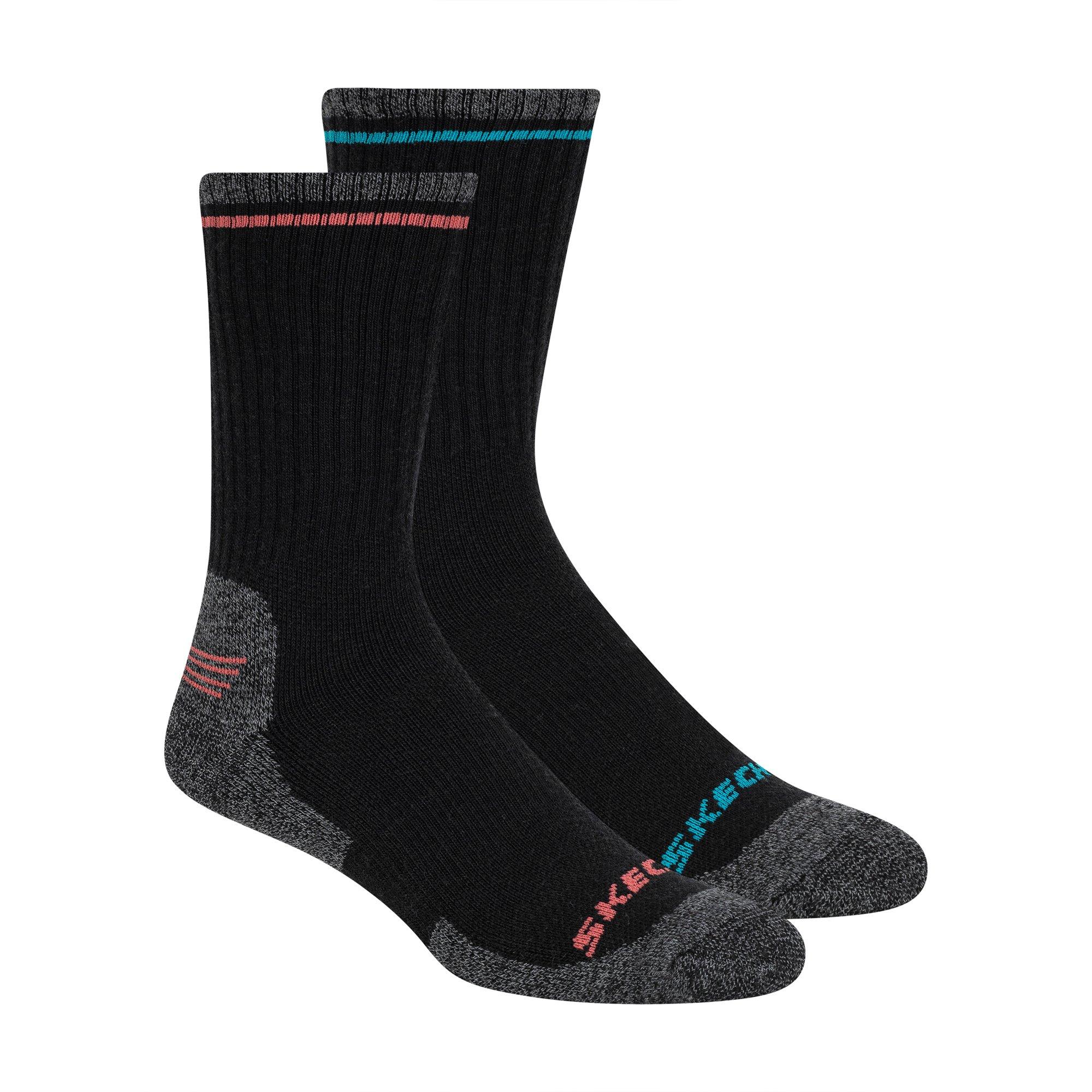 Black Combo - Skechers - Men's Crew Socks