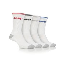 Jeep 4 Pack Crew Sport Socks Mens