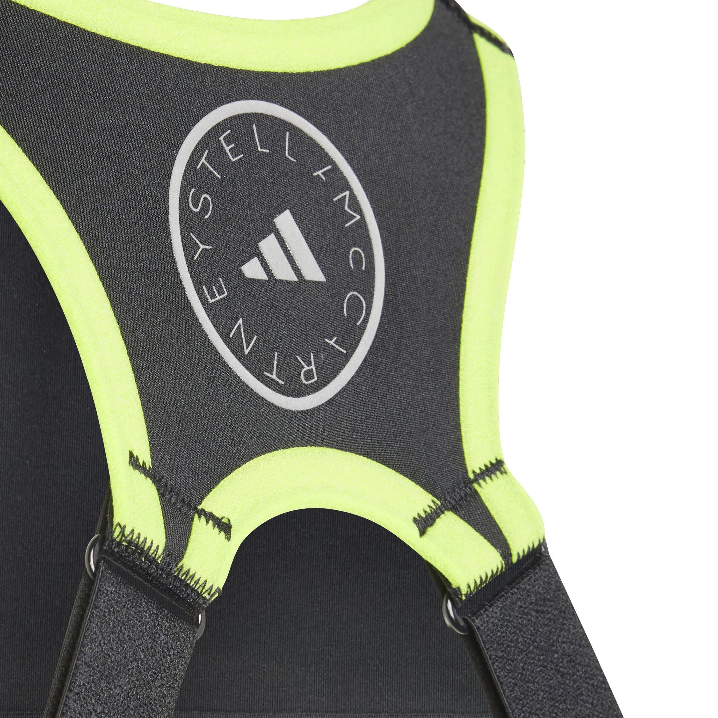 Black/Solar - adidas by Stella McCartney - Truepace High Support Sports Bra - 4