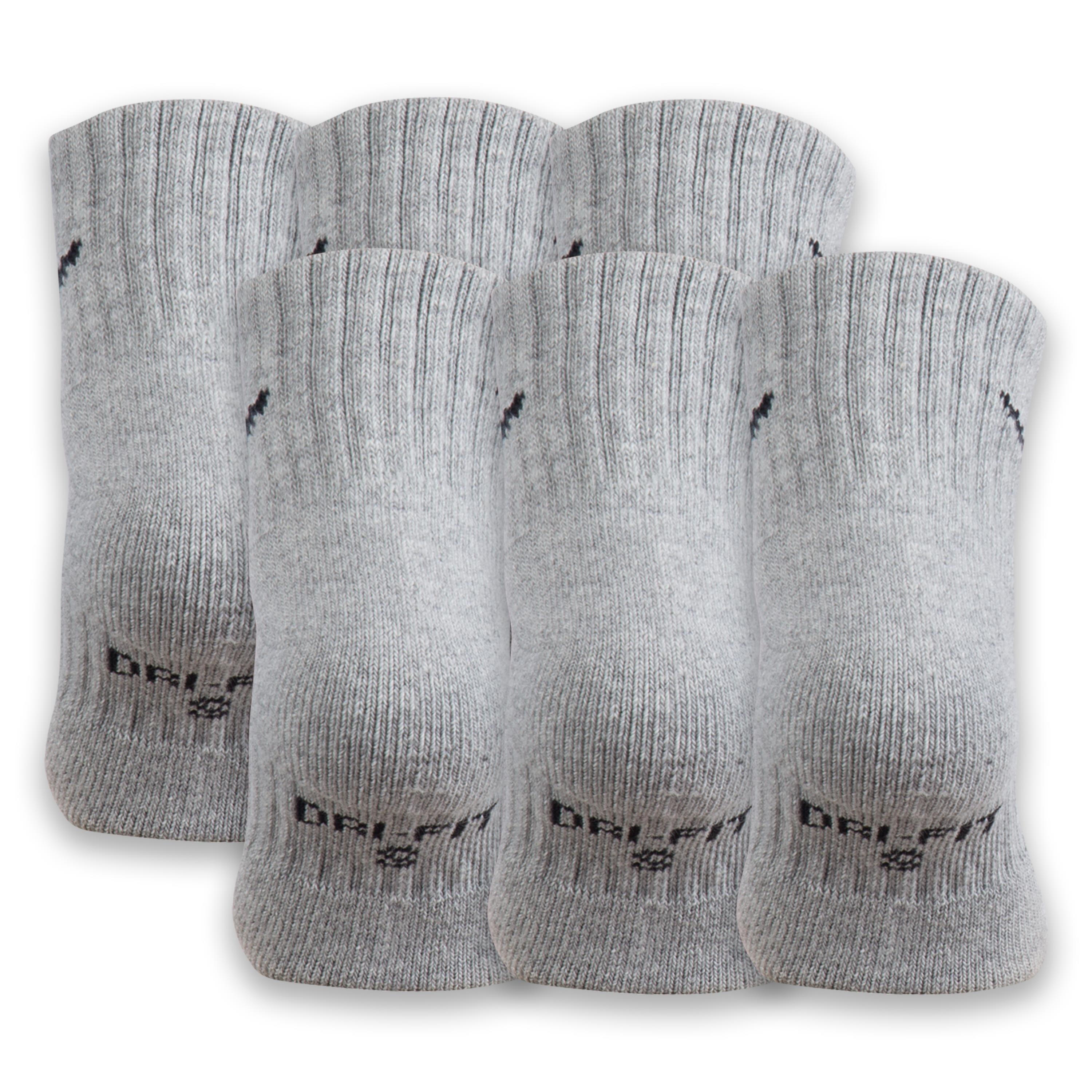 Grey - Nike - Swoosh Performance Quarter Sock 6 Pack Childrens - 2
