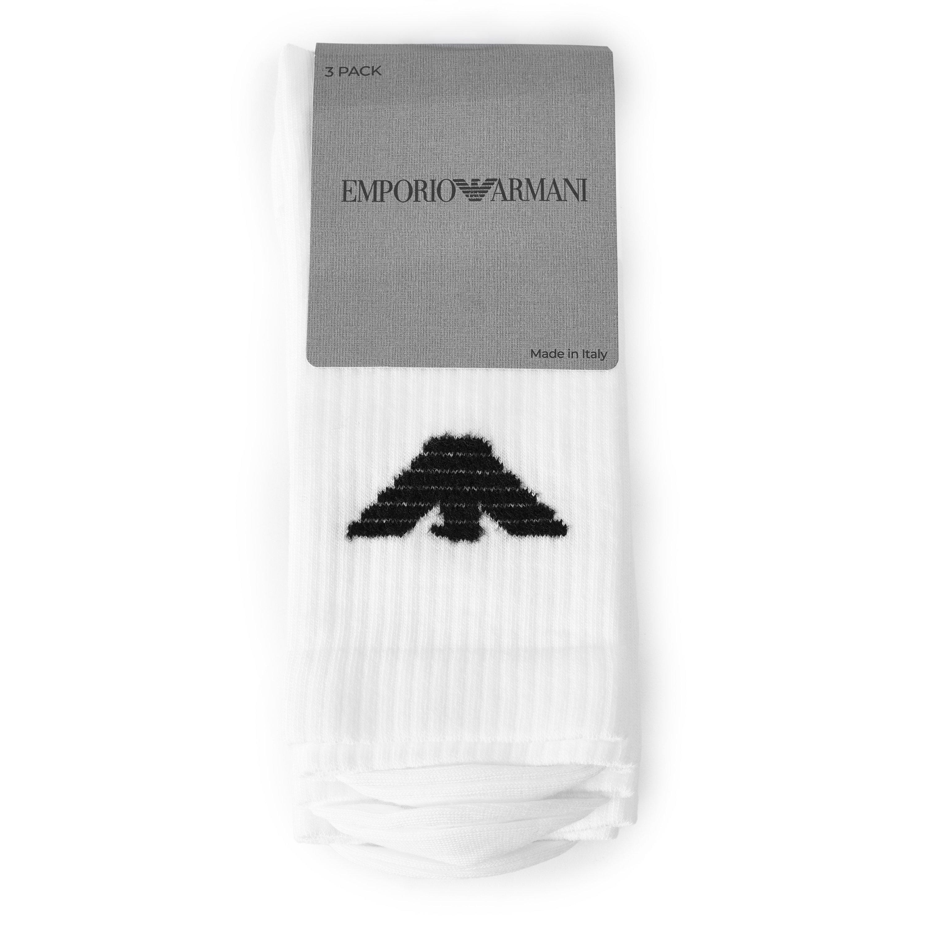 White - Emporio Armani - Emporio 3pk Egle Sck Sn64 - 2