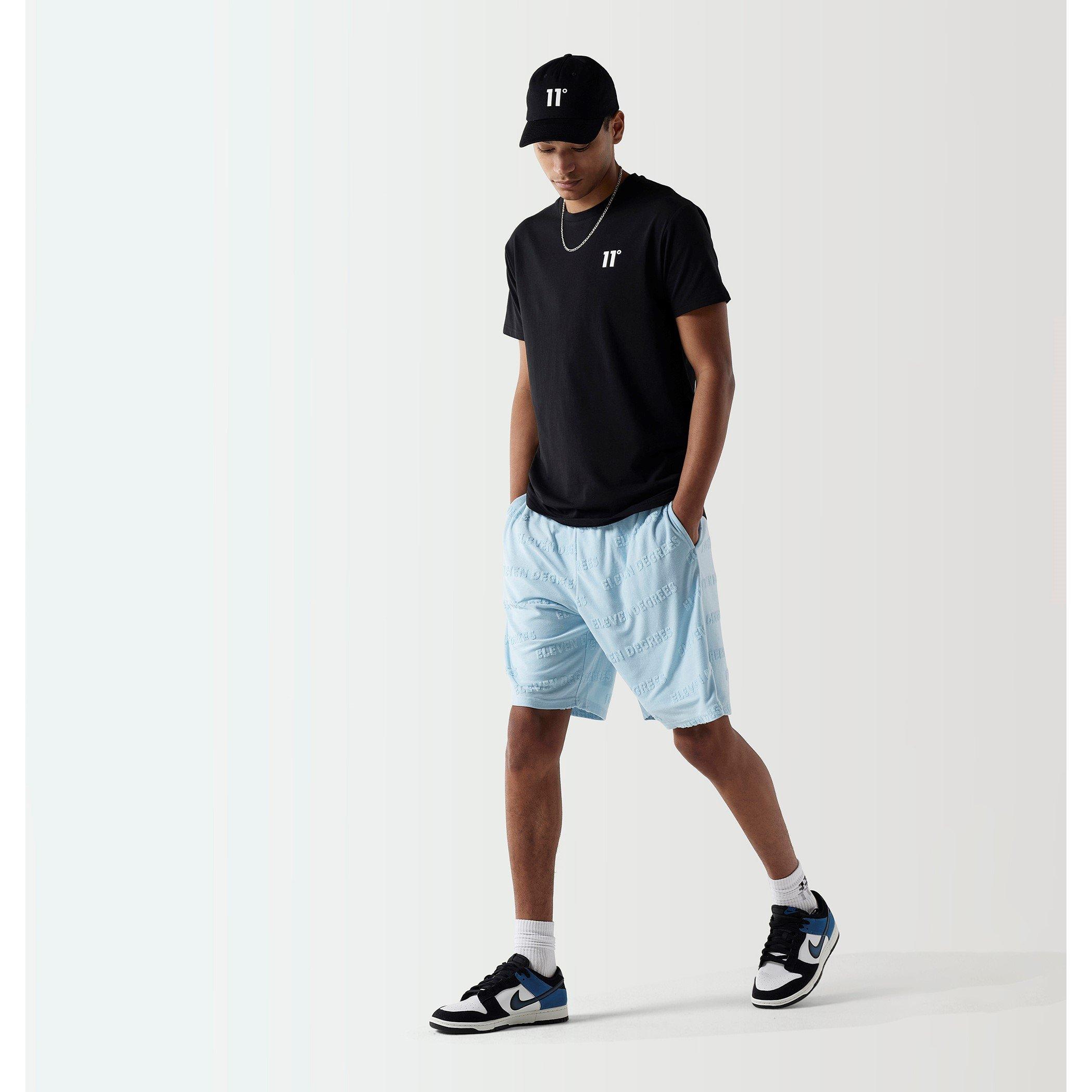 IJsblauw - 11 Degrees - Embossed Towelling Shorts Mens - 2
