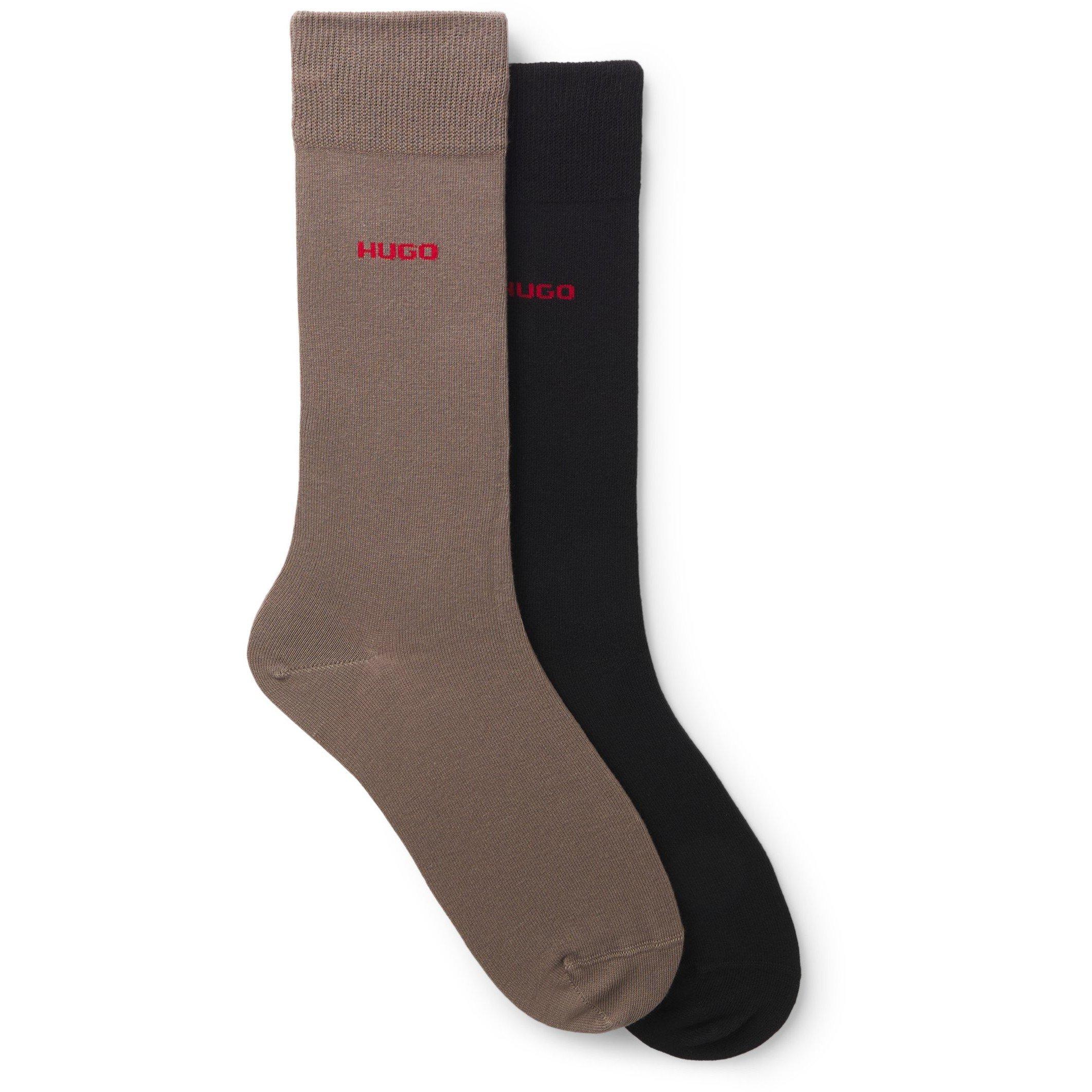 Rust/Copper 223 - Hugo - Hugo Crw Sock 2pk Sn64 - 1